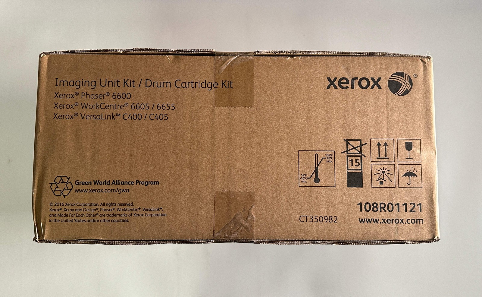 Genuine Xerox VLC400,C405,6605,6655 Black Color Imaging Drum Kit 108R01121