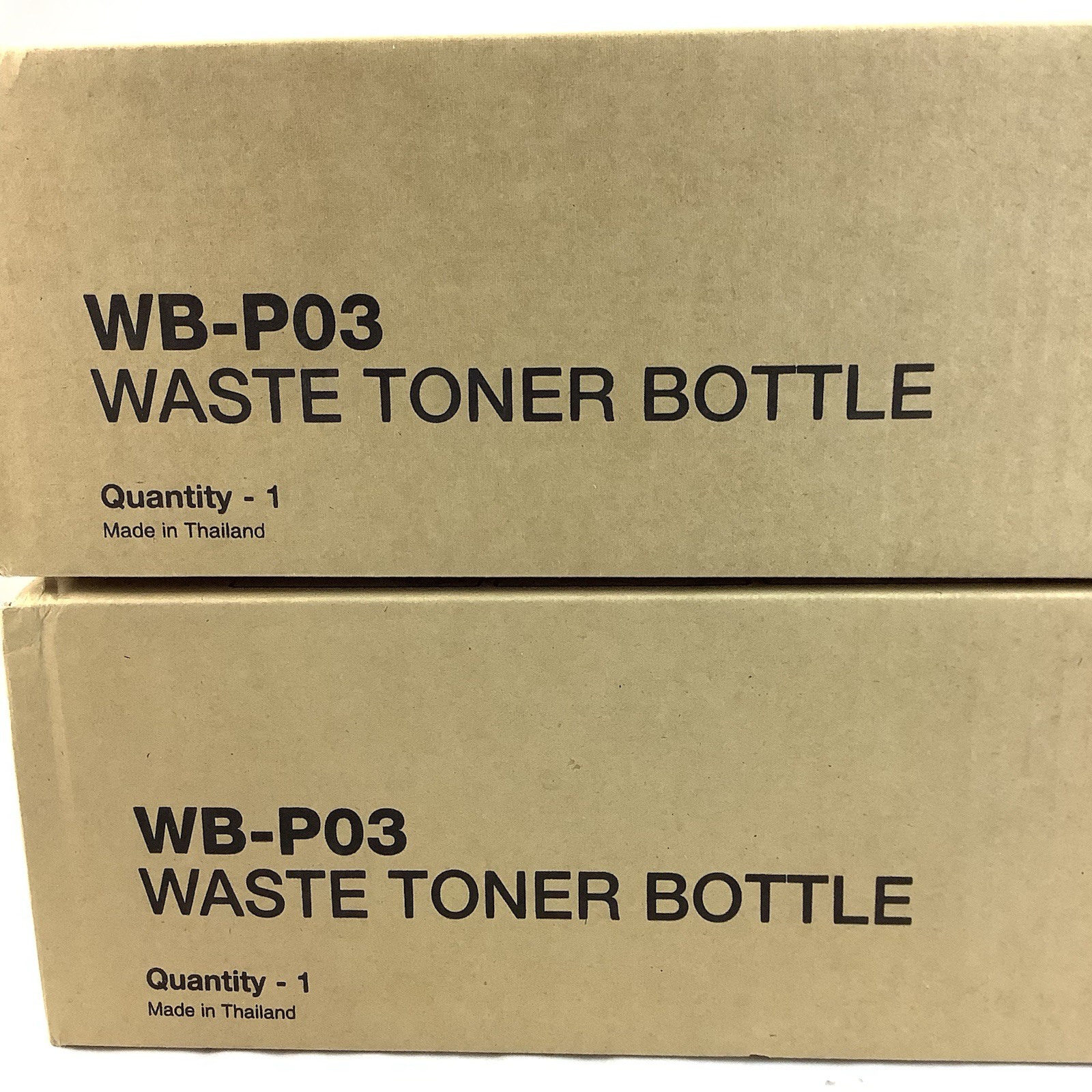 Konica Minolta Waste Toner Bottles WB-P03 Lot Of 2 A1AU-0Y3 Waste Container New