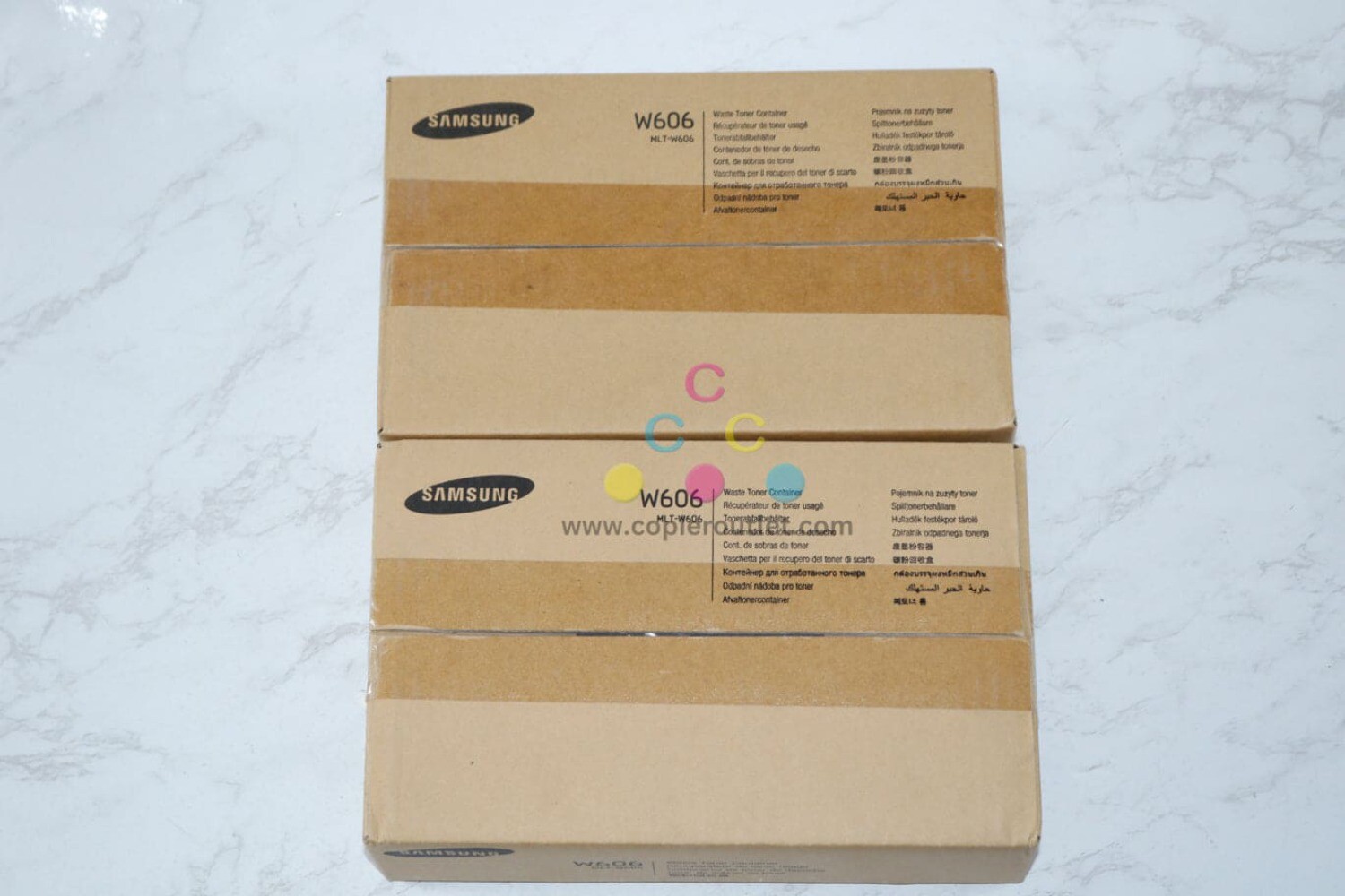 2 New OEM Samsung SCX-8030ND Waste Toner Container MLT-W606 (MLTW606)