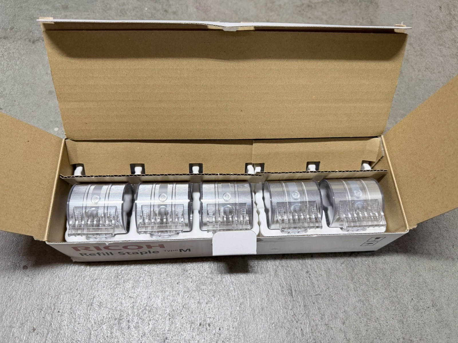 Ricoh 413026 (Type M) Refill Staple Cartridge ( 5 Cartridges)