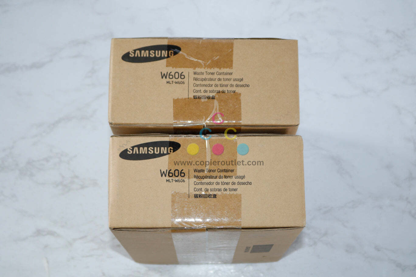 2 New OEM Samsung SCX-8030ND Waste Toner Container MLT-W606 (MLTW606)