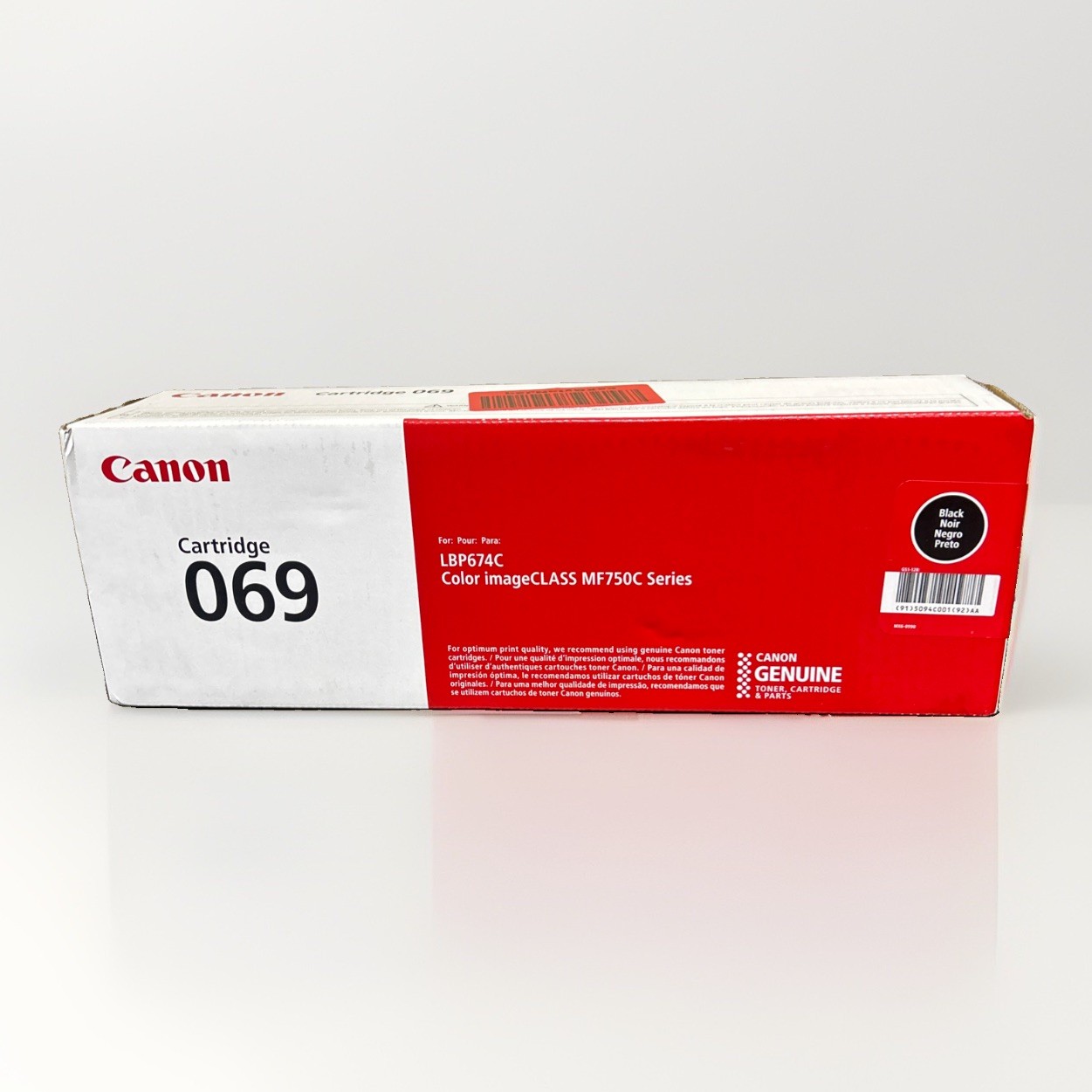 Canon 069, Black/Noir, Toner Cartridge for LBP674C Color ImageClass MF750C