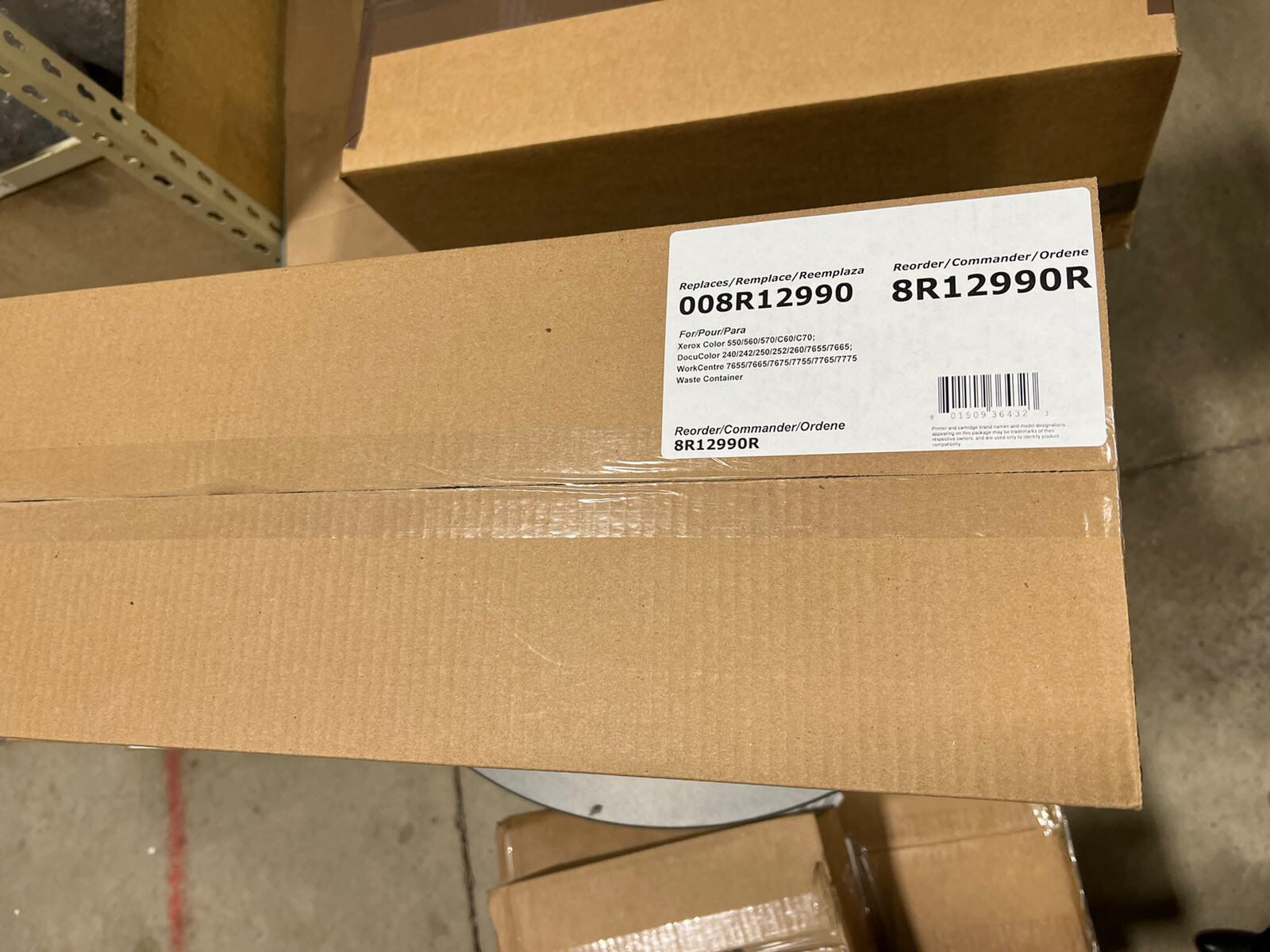 New Unbranded Waste Toner Container Xerox 008R12990 Compatible replacement
