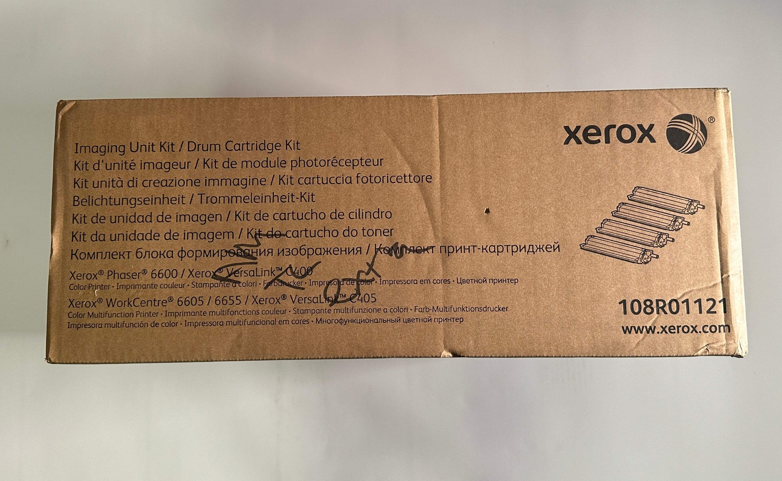 Genuine Xerox VLC400,C405,6605,6655 Black Color Imaging Drum Kit 108R01121