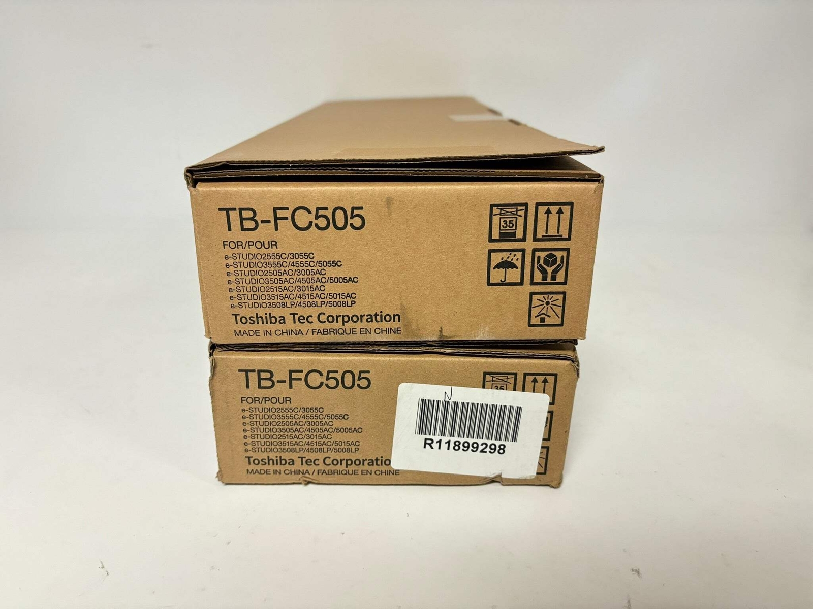 2 OEM Toshiba eSTUDIO 2505AC,3005AC,3015AC,3055C Waste Toner Container TB-FC505