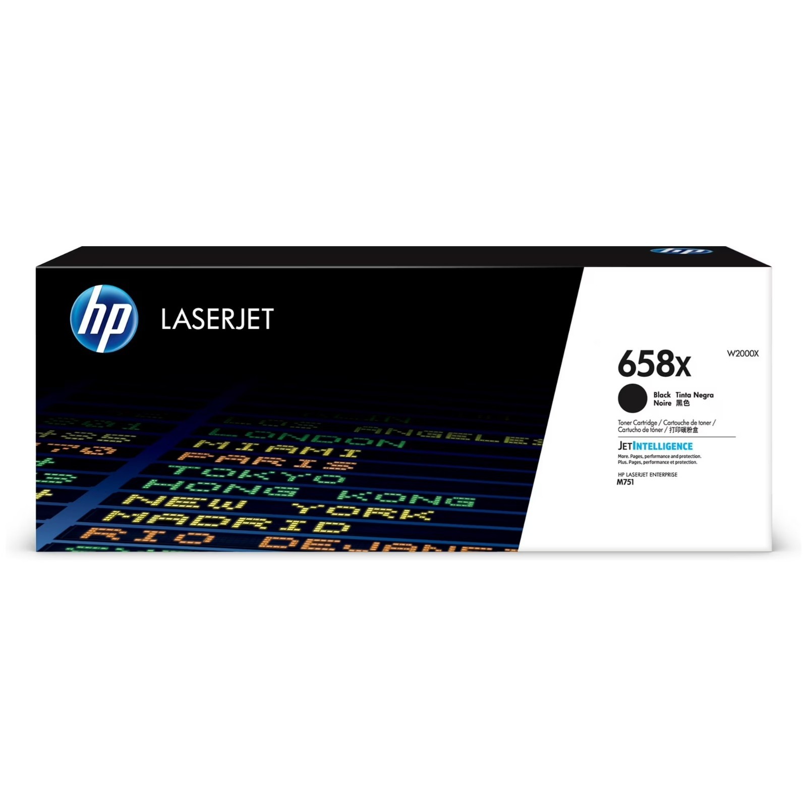 HP 658X Black High-Yield Toner Cartridge | Works Color Laserjet Enterprise M751