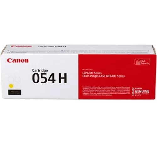 Canon 054H High Yield Toner Cartridge Set 4‑Pack Black Cyan Magenta Yellow