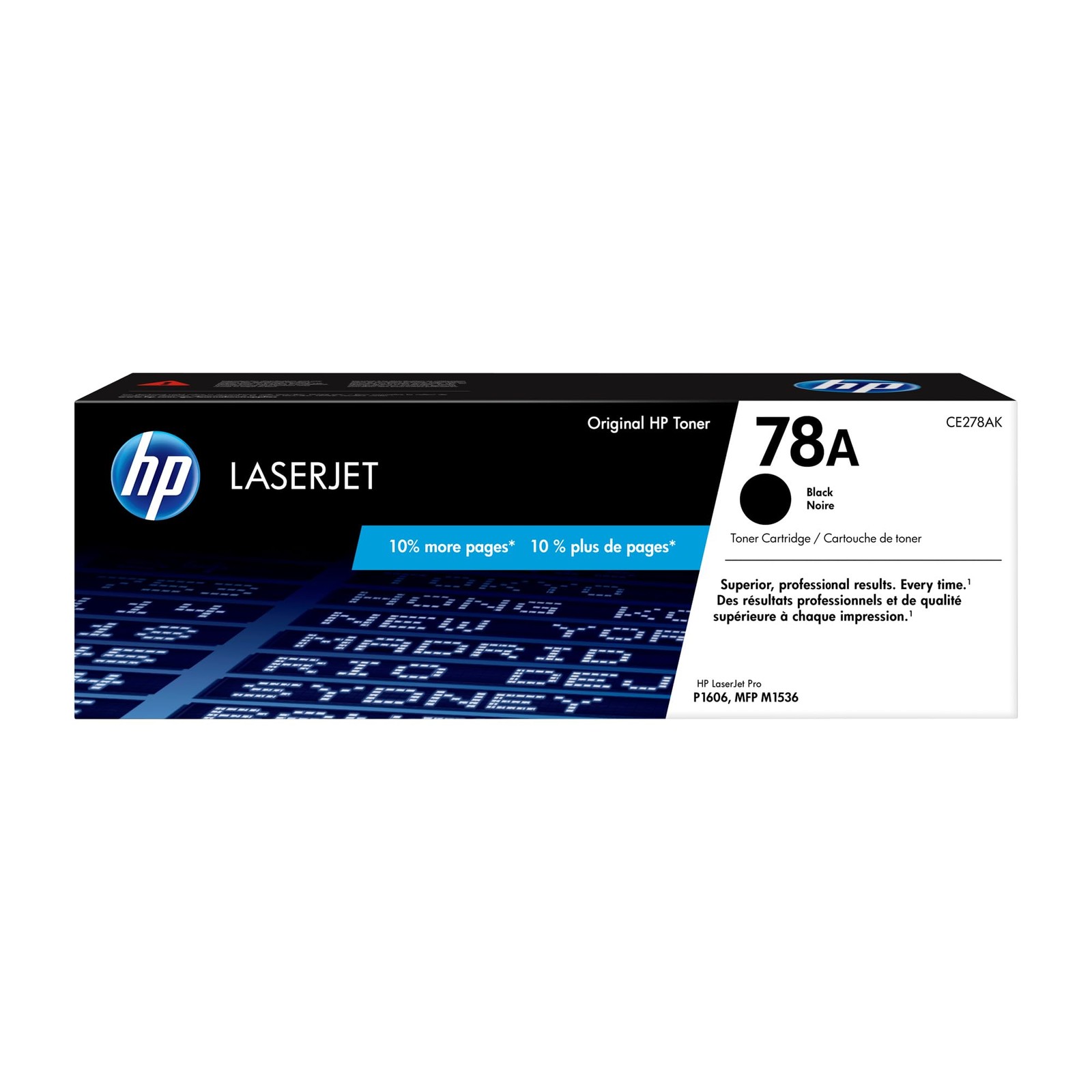 HP 78A Black Toner Cartridge | Works with HP LaserJet Pro P1566, P1606 Series, H