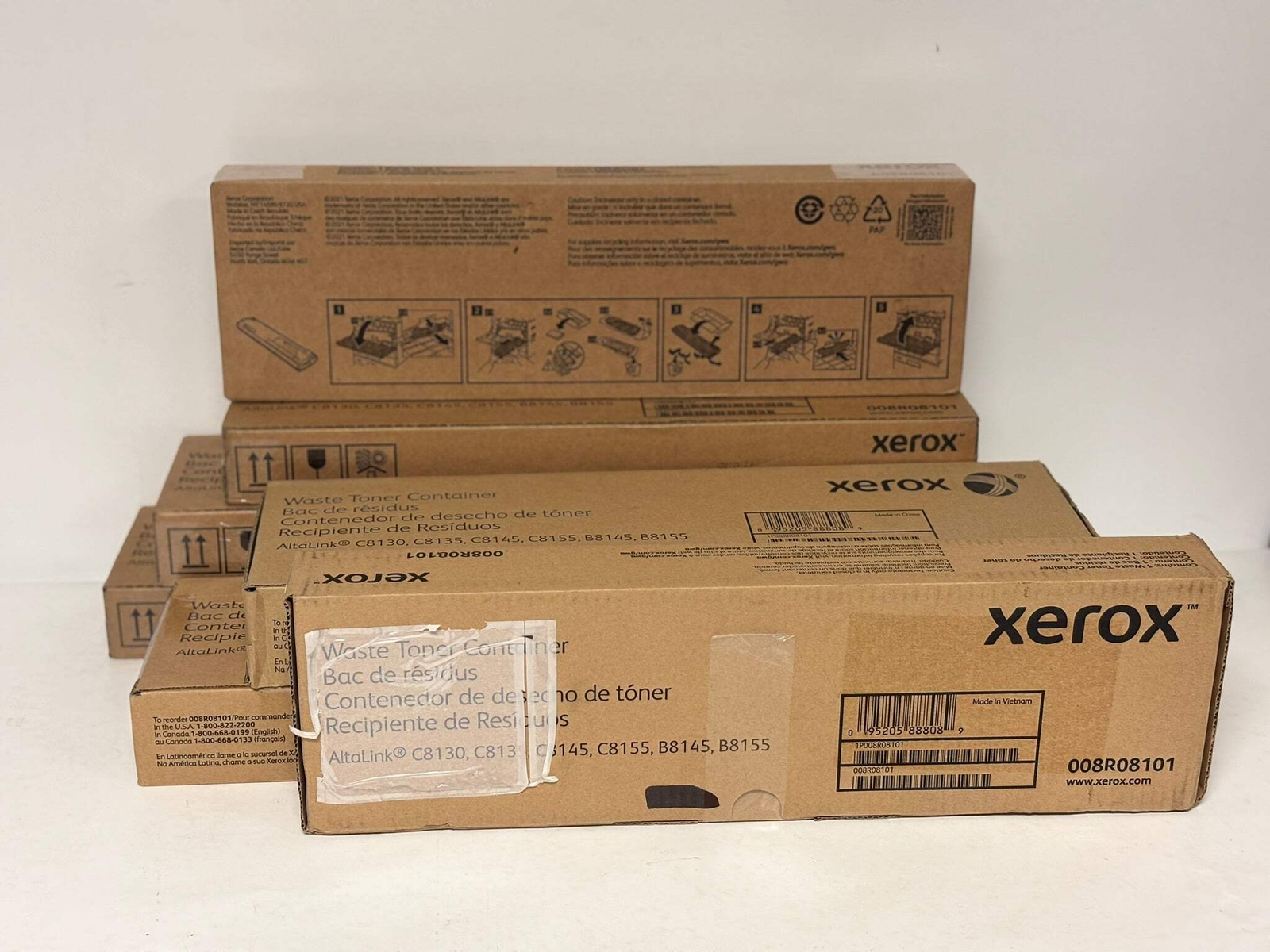 7 OEM Xerox AltaLink B8145,B8155,B8170,C8145 Waste Toner Container 008R08101