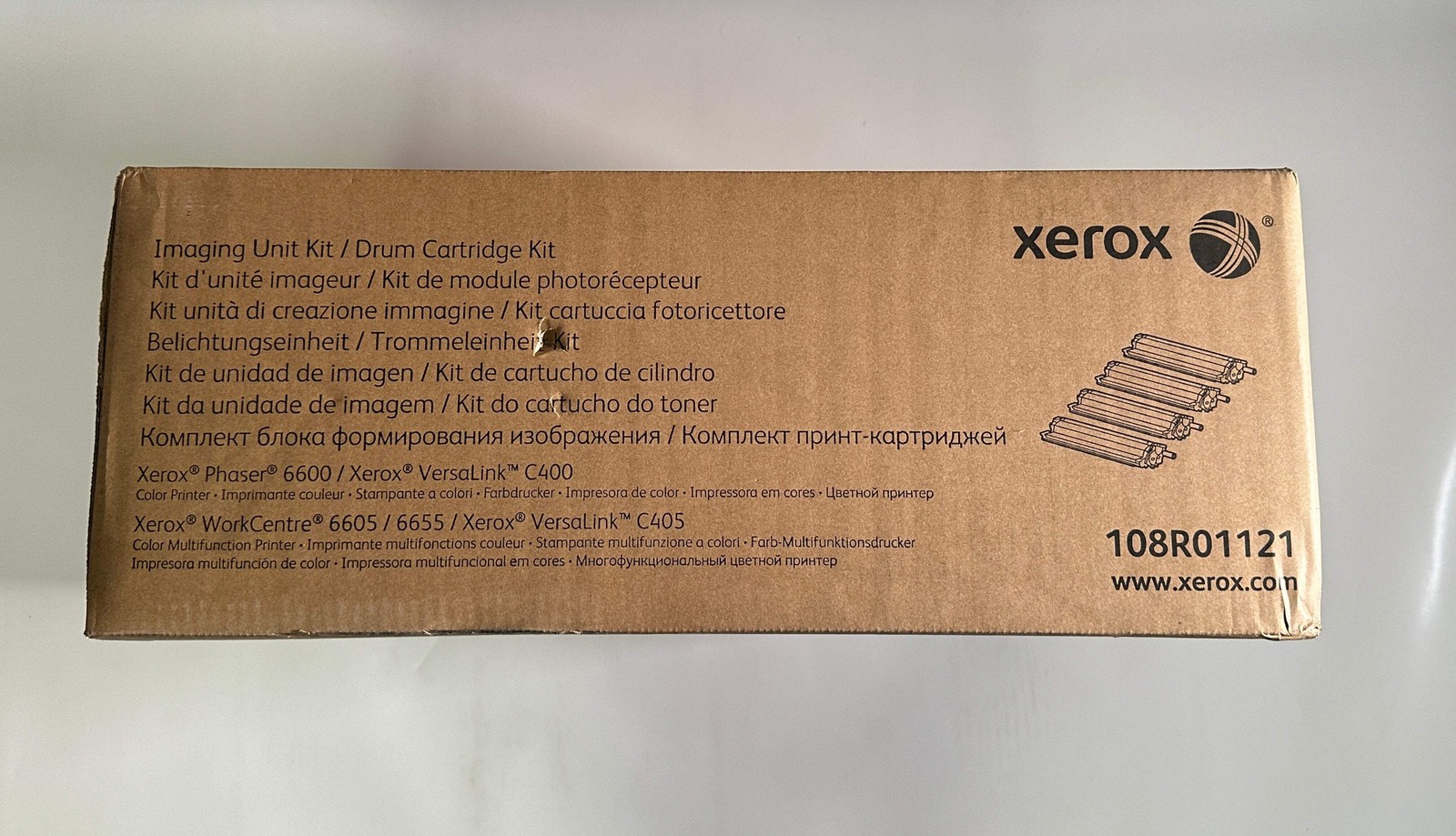 Genuine Xerox VLC400,C405,6605,6655 Black Color Imaging Drum Kit 108R01121