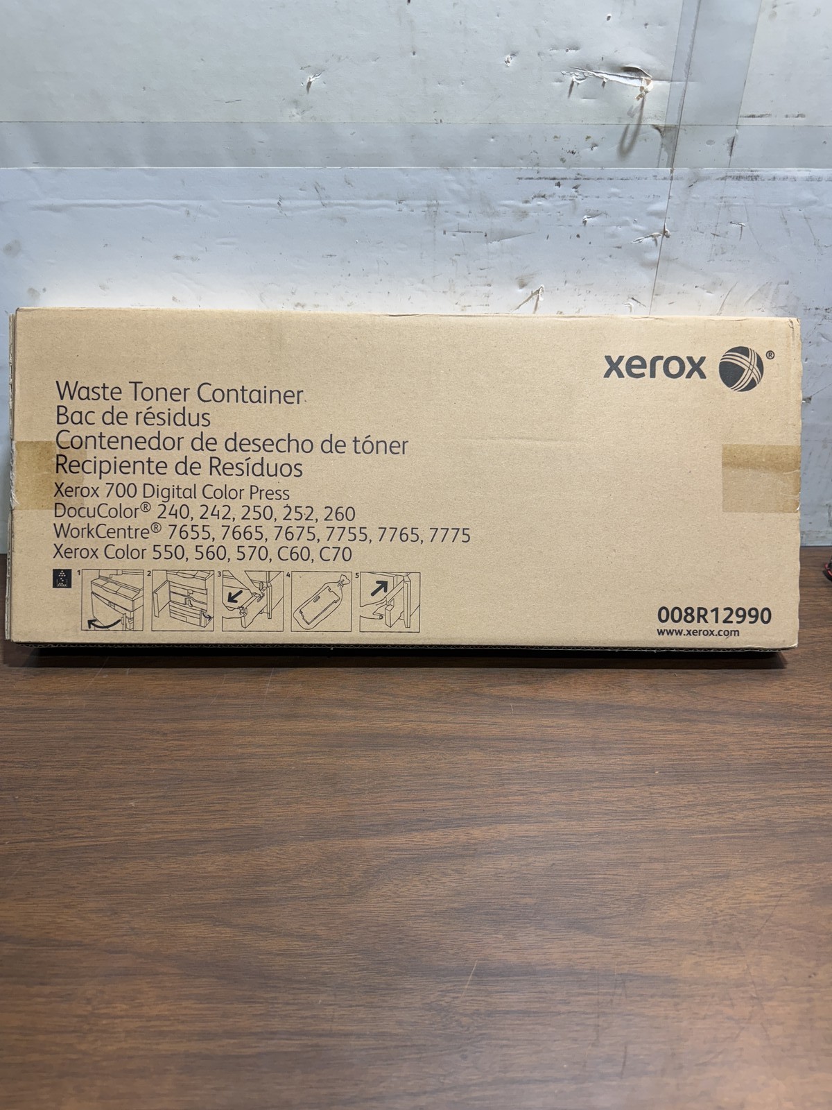 NEW!Xerox Waste Toner Container 008R12990 for 700/DocuColor/76xx INV=32736