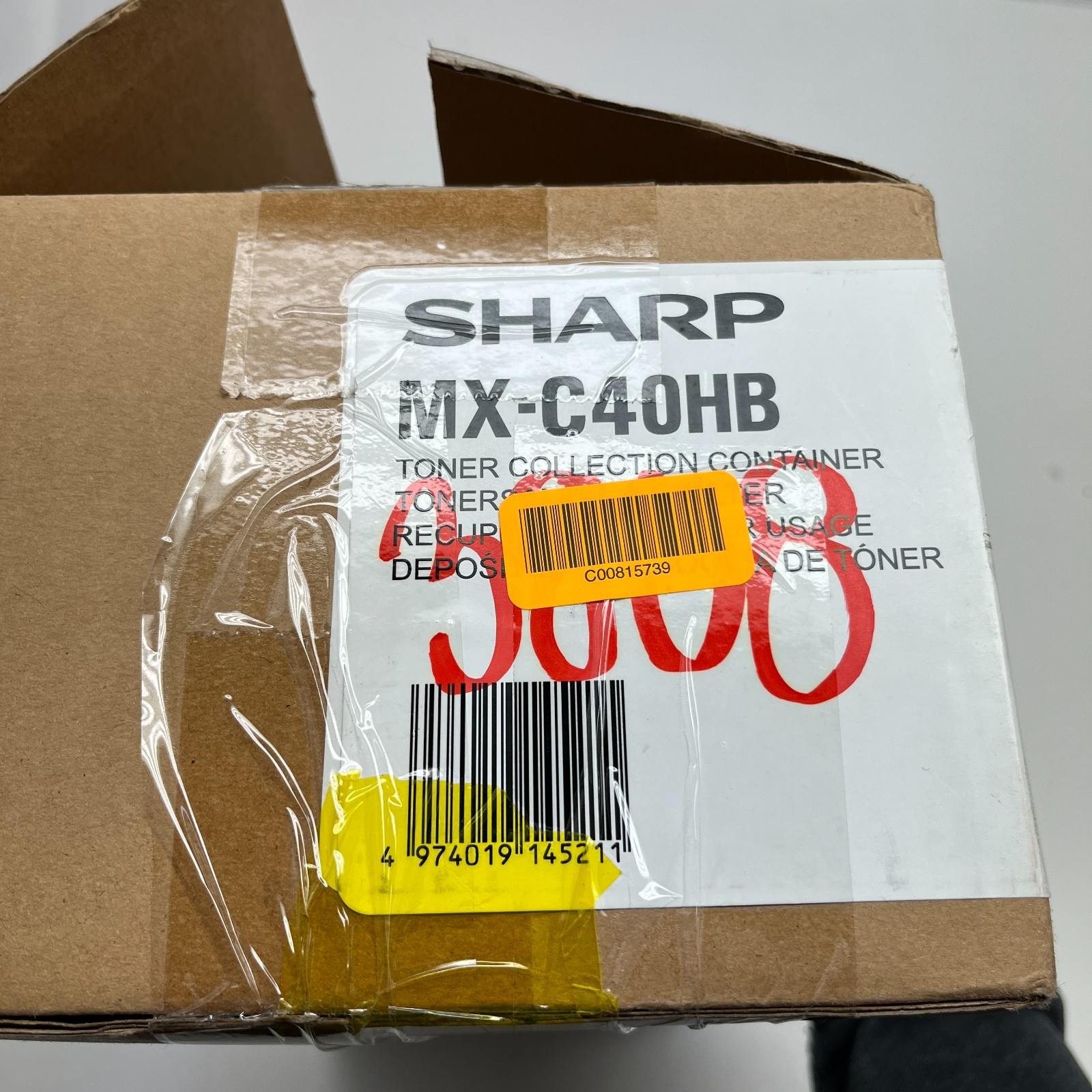 Genuine Sharp MXC40HB (MX-C40HB) Waste Toner Container