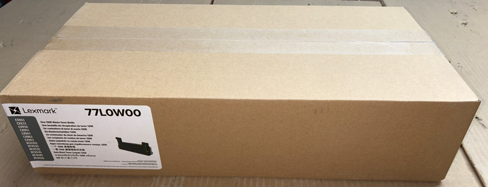 Genuine Lexmark 77L0W00 Waste Toner Container for CS963, CX950, 951, 961, 962