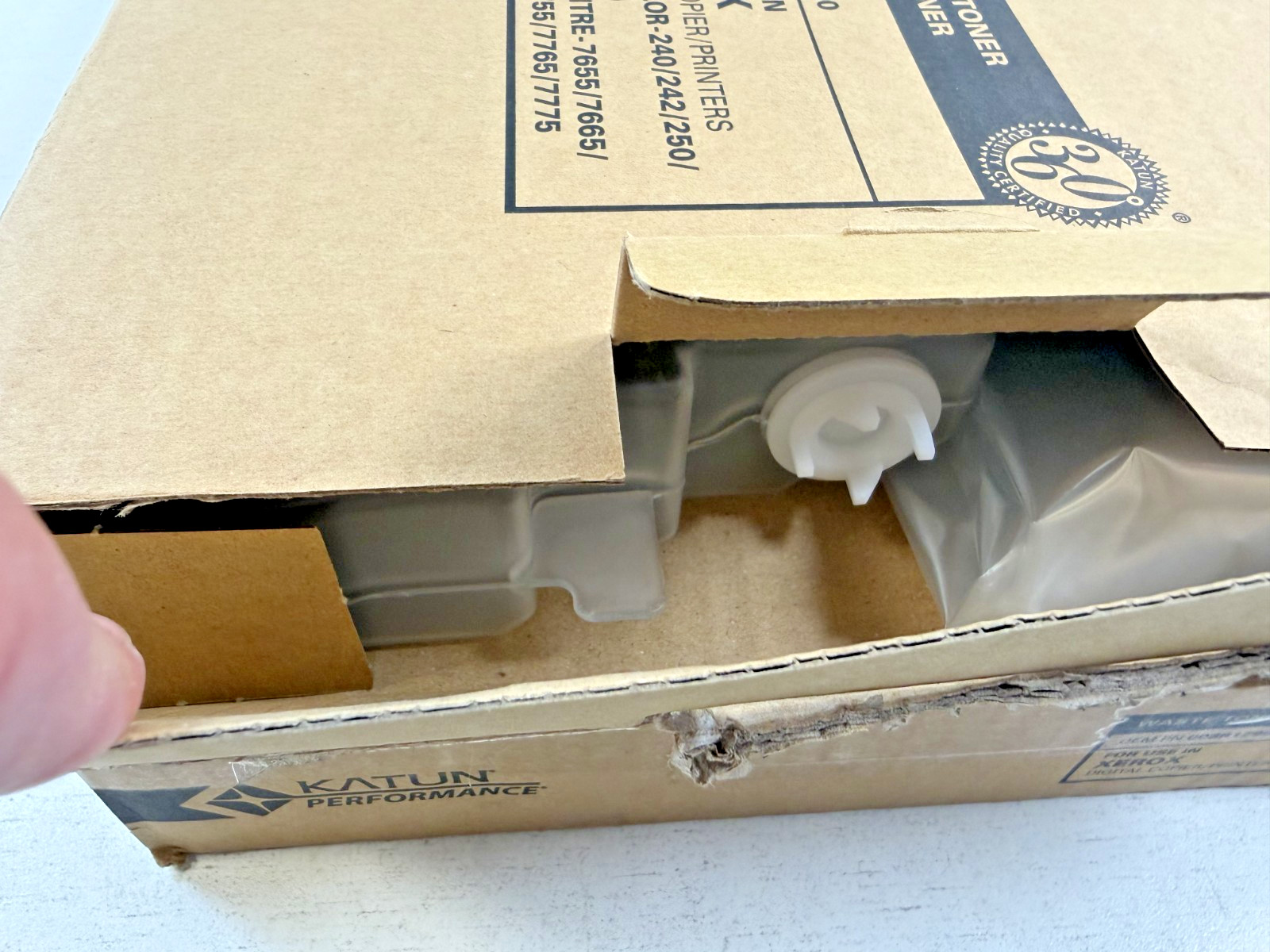 Lot of 2 Katun Performance Replacement For Xerox 008R12990 Waste Toner Container