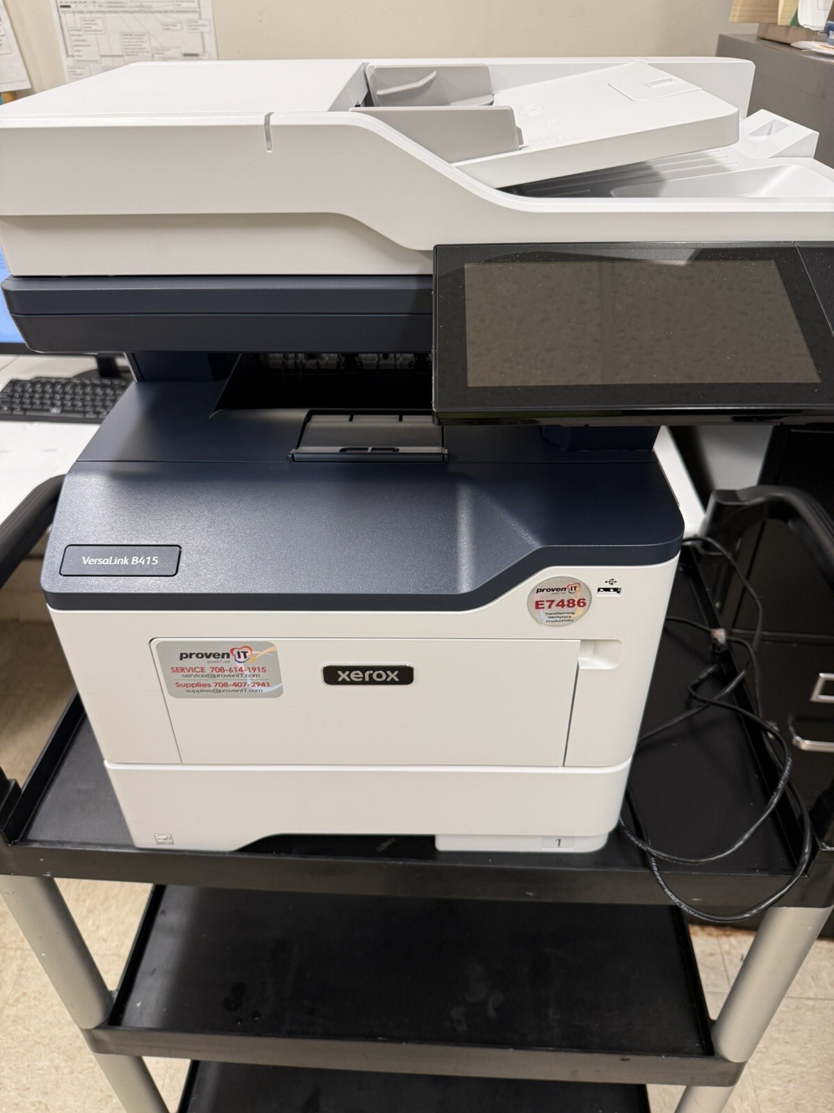 Xerox B415/DN VersaLink MultiFunction Mono Laser Printer Copier Fax Scanner Eth