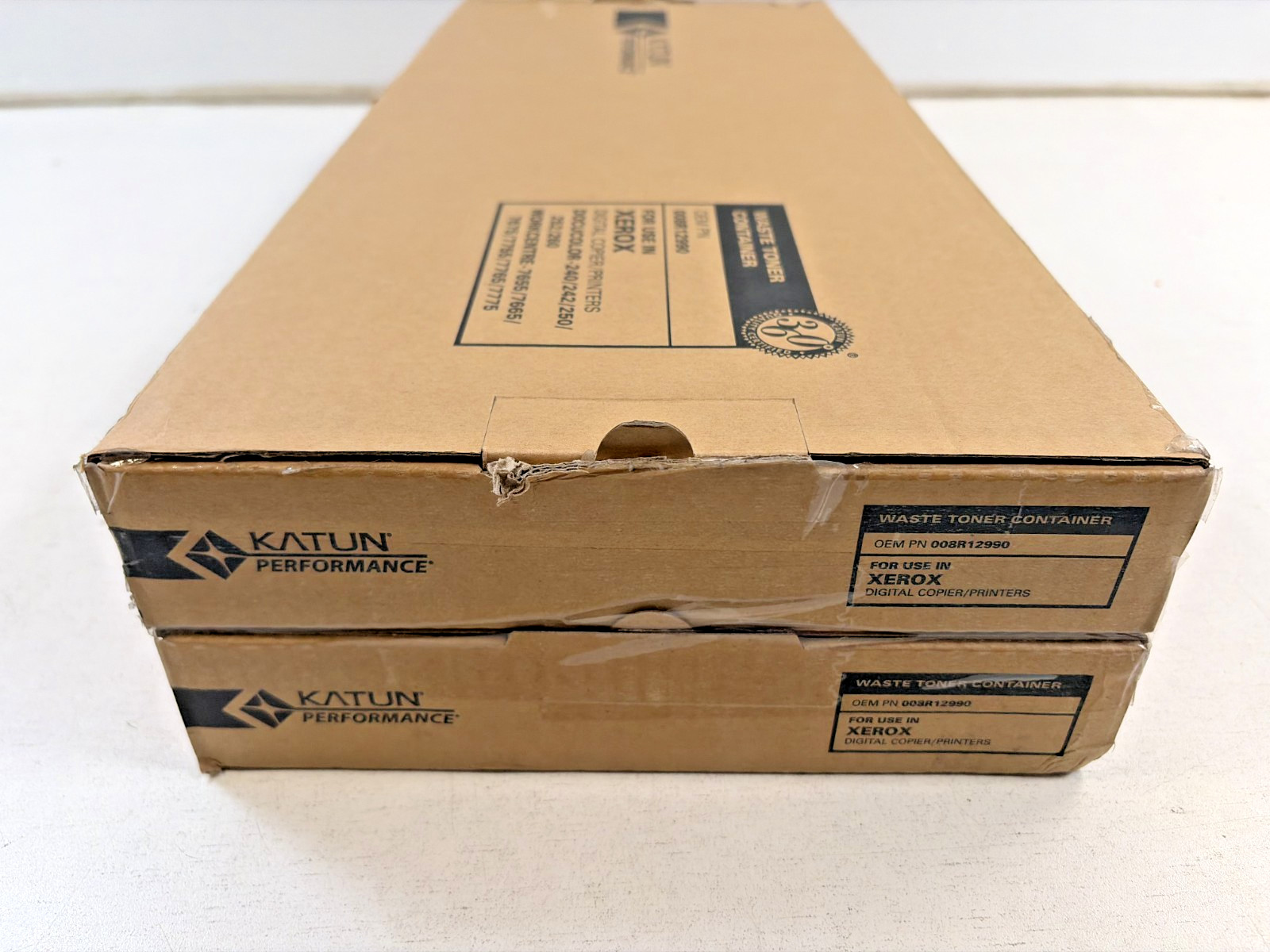 Lot of 2 Katun Performance Replacement For Xerox 008R12990 Waste Toner Container