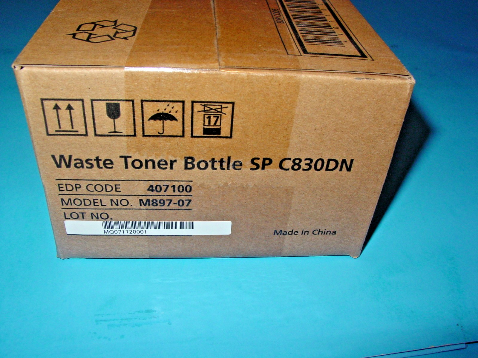 OEM Ricoh SP C830DN Waste Toner Container 407100, M897-07
