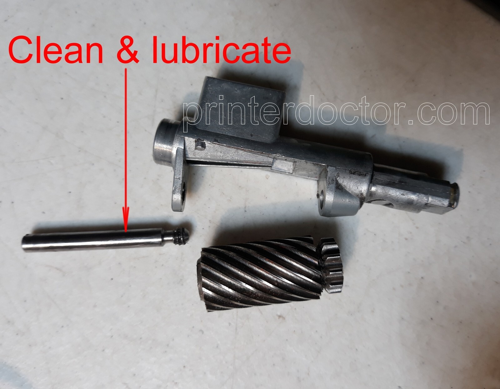 Improved Nylon gear replacement Hunt Boston model 18 / 19 pencil sharpener 296A