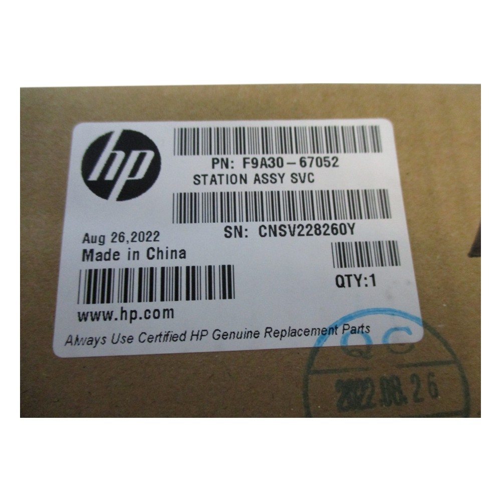 Genuine HP DesignJet F9A30-67052 Printer Candela Service Station Assembly