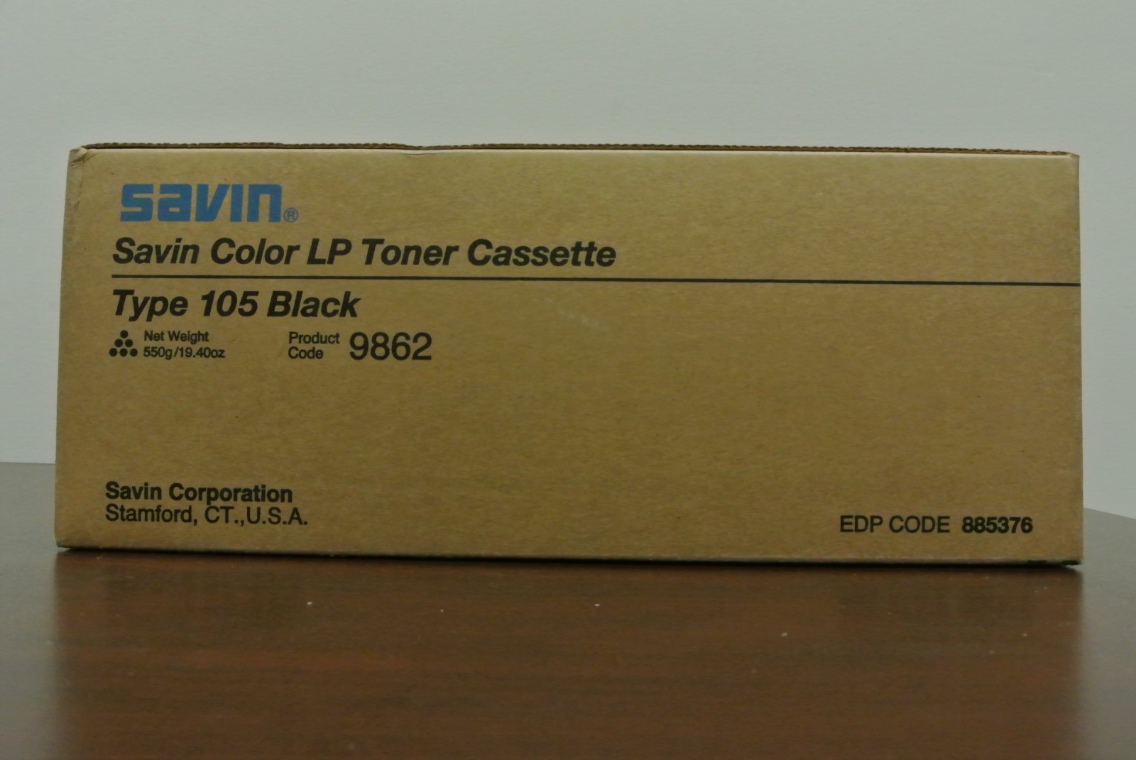 Savin Color LP Toner Cassette Type 105 Black 9862 885376 CLP28 SLP 38C