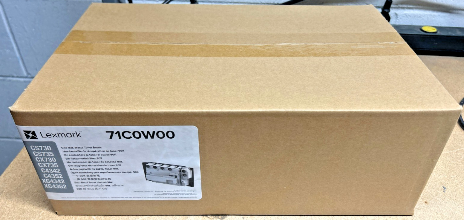Genuine Lexmark 71C0W00 Waste Toner Container for C4342 / C4352 / CS730de