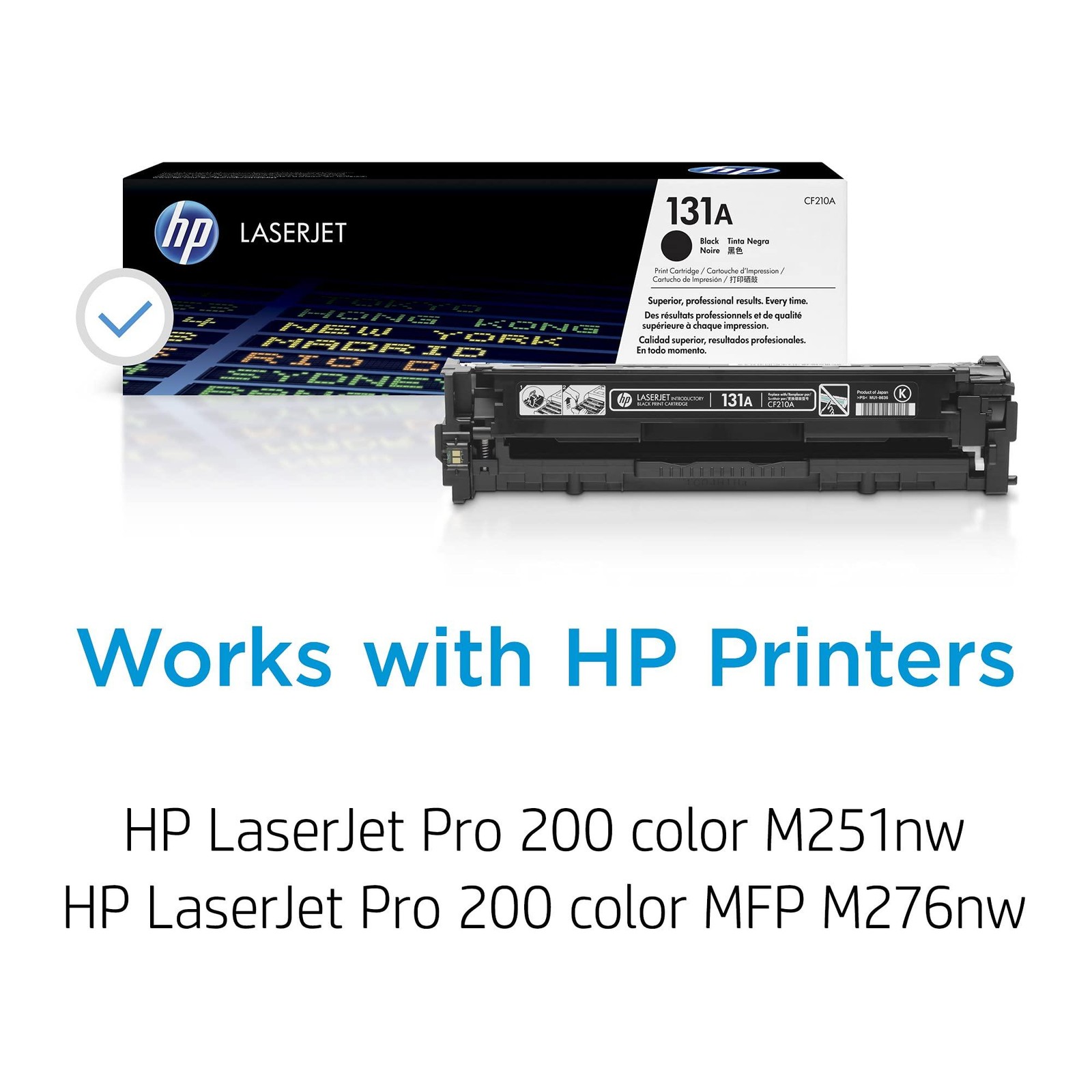 HP 131A Black Toner Cartridge | Works with LaserJet Pro 200 Color M251, LaserJet