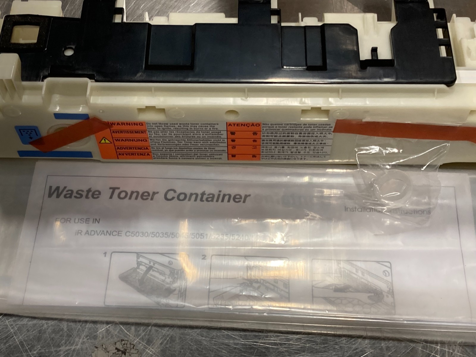 New Open Box Waste Toner Container FM4-8400-010