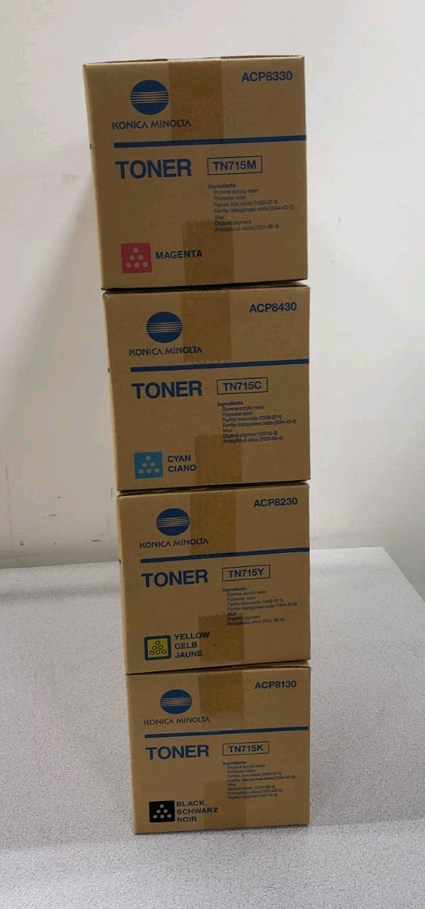 Genuine Konica Minolta TN715 Toner ACP8230 ACP8330 ACP8430 ACP8130