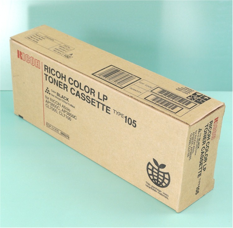 NEW RICOH COLOR LP Toner Cassette TYPE 105/885372 *BLACK*