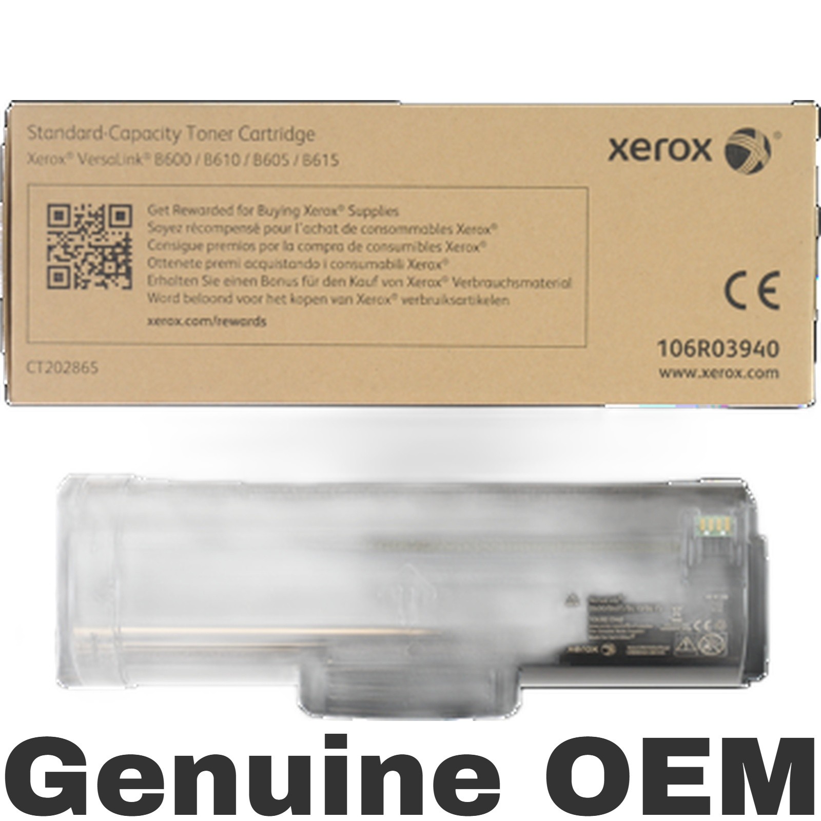 For Xerox Toner Black 10.3K 106R03940 6R03940
