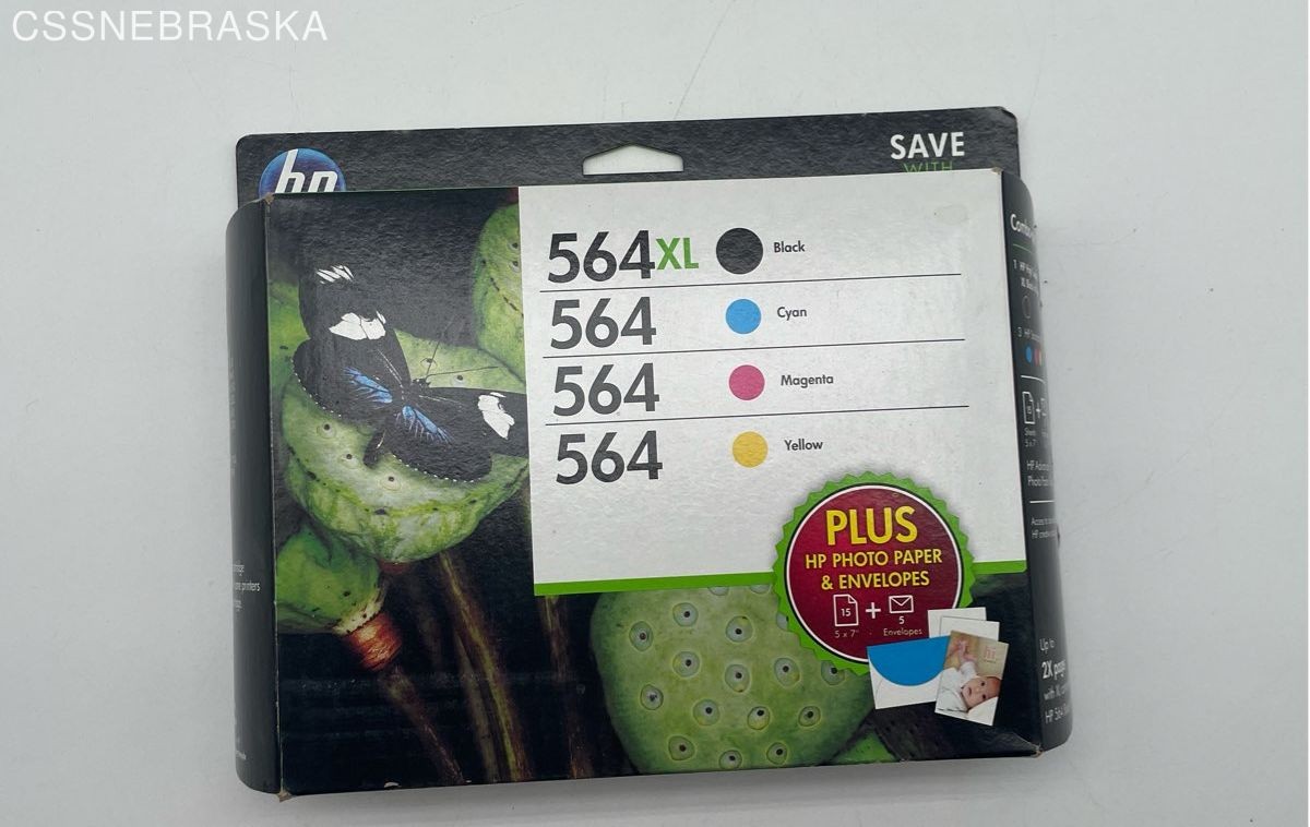 Genuine HP 564 Combo Pack Black XL + Tri Color Ink Cartridge Set EXP 2016