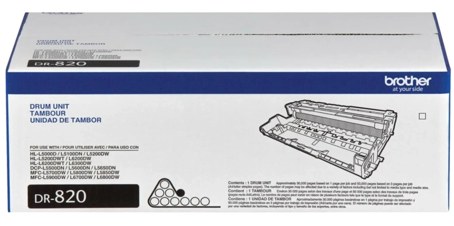 🆕 Brother Genuine DR820 Drum Unit 📦 Factory Sealed ✅