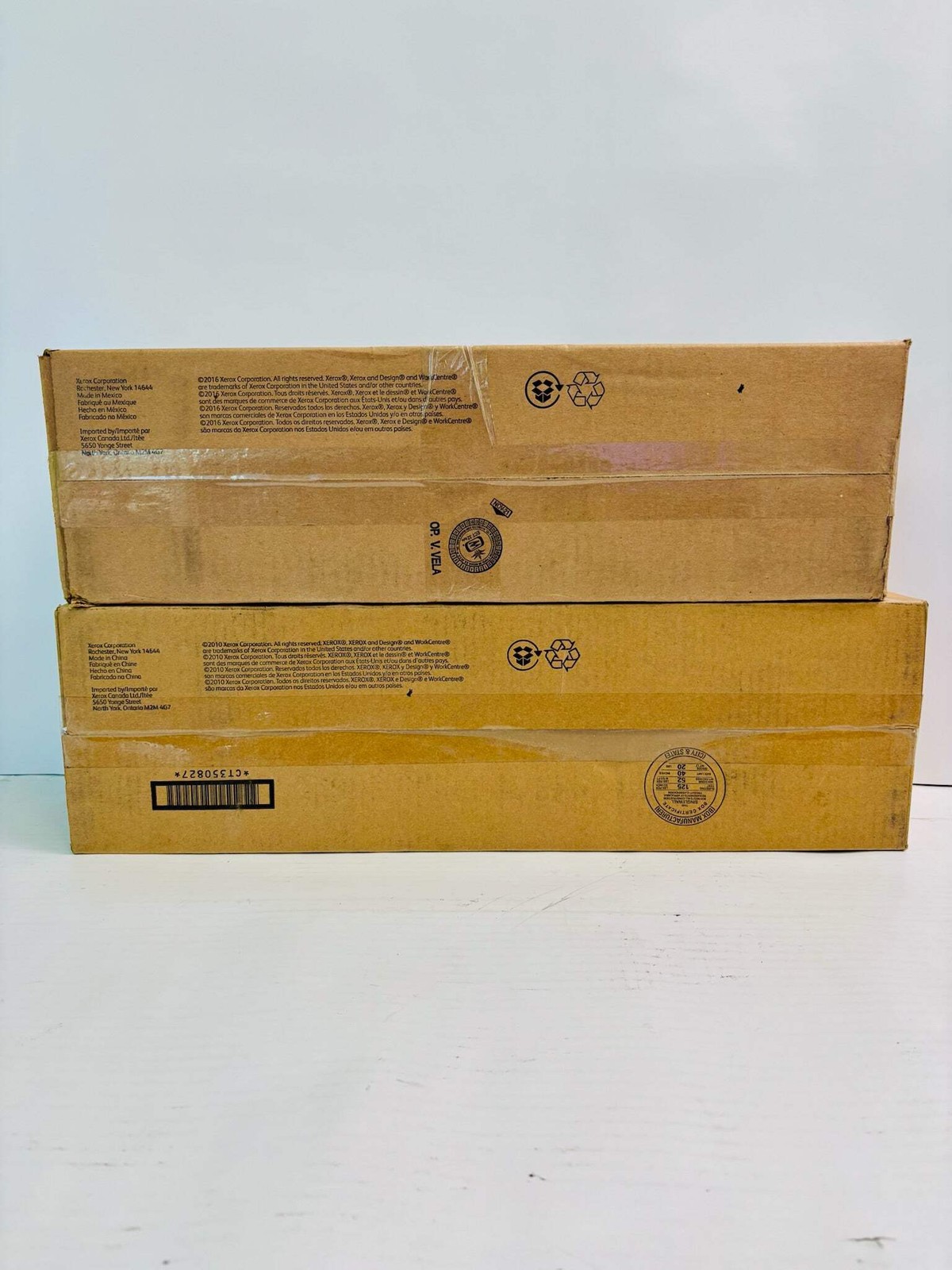 2 Genuine Xerox WorkCentre 7120, 7125 Cyan & Black Drum Unit 013R00657, 013R0066