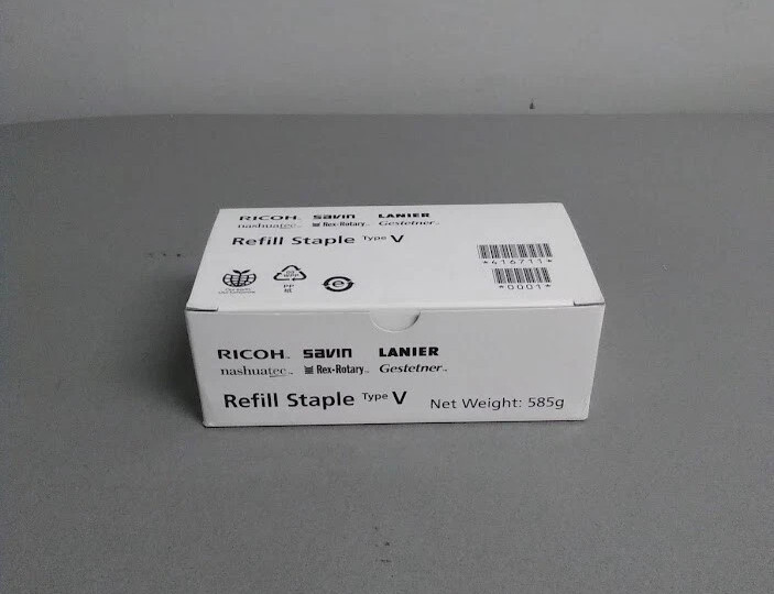 Ricoh 416711 (TYPE V) Staple Cartridge Box of 3 – 5,000 Staples per Cartridge
