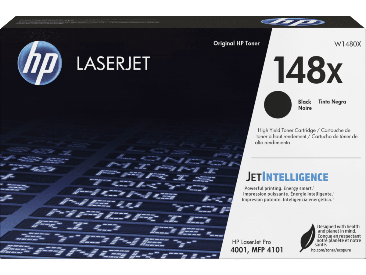 HP 148X (W1480X) High-Yield Laser Toner Cartridge – Black