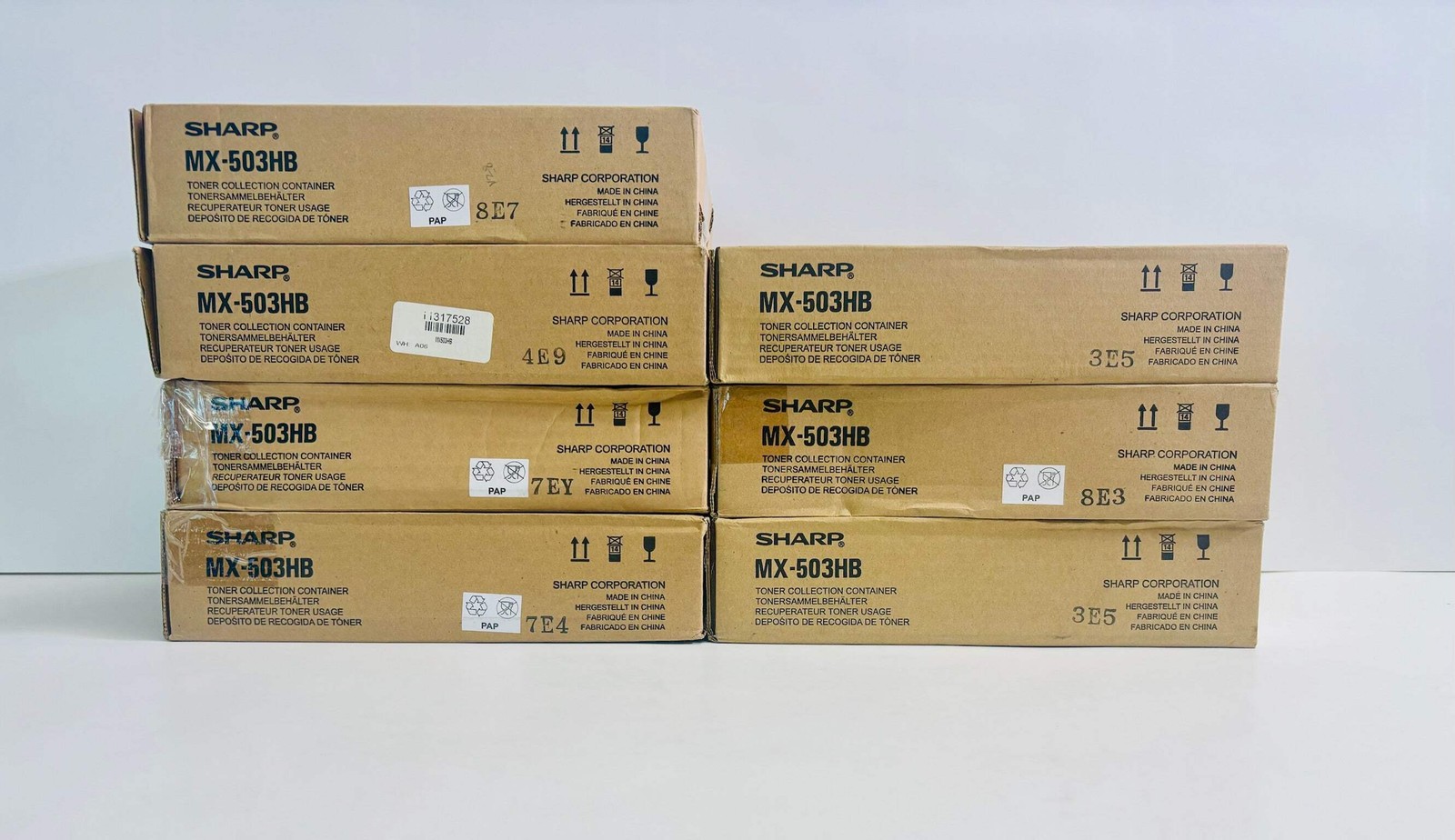 7 Genuine Sharp MX-M283N,MX-M503N Waste Toner Container MX-503HB,MX503HB