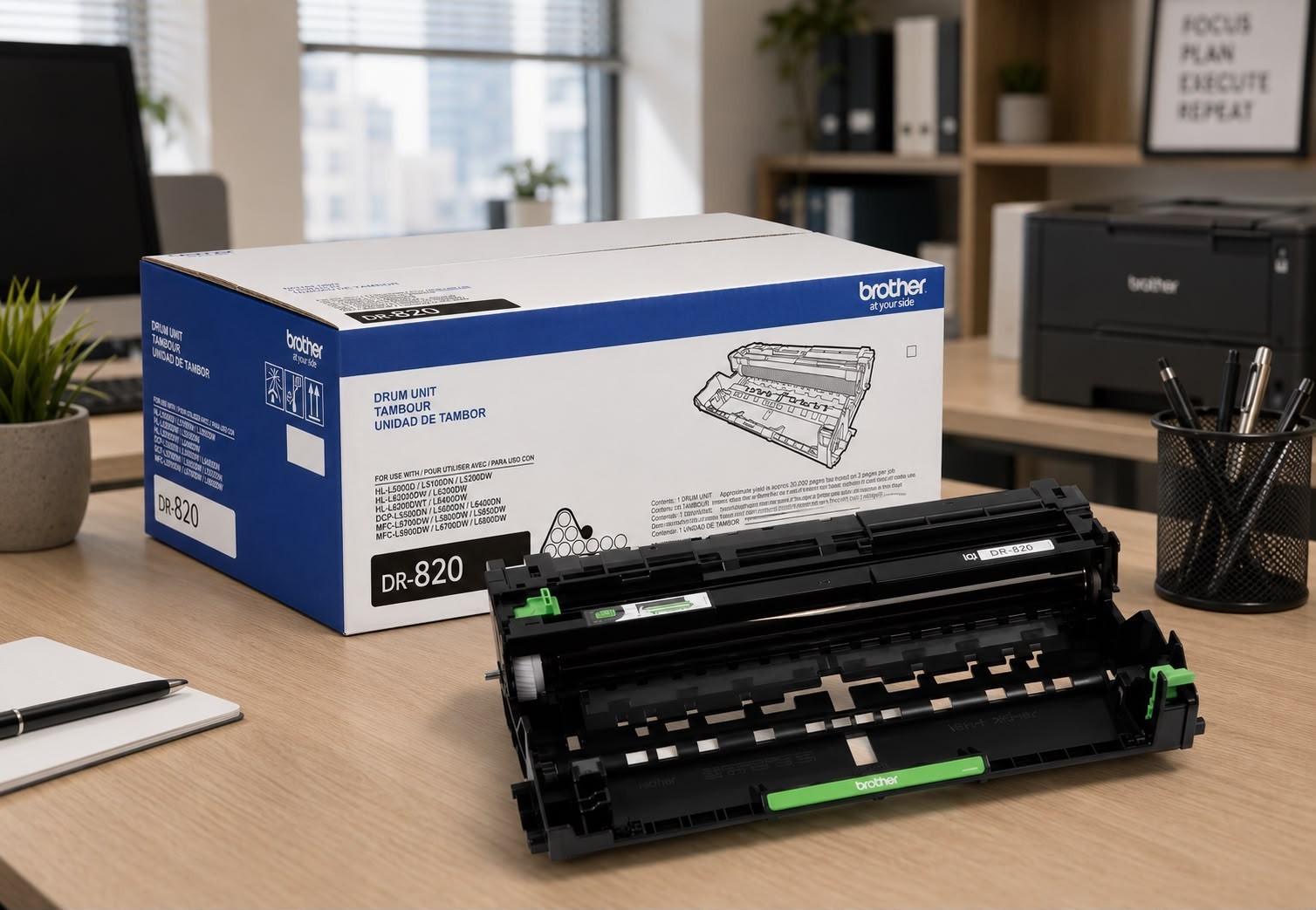 🆕 Brother Genuine DR820 Drum Unit 📦 Factory Sealed ✅