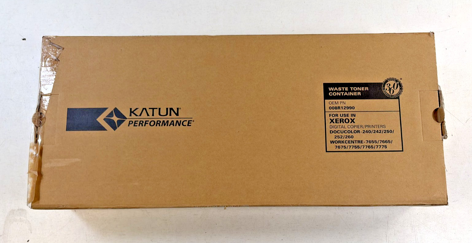 Lot of 2 Katun Performance Replacement For Xerox 008R12990 Waste Toner Container