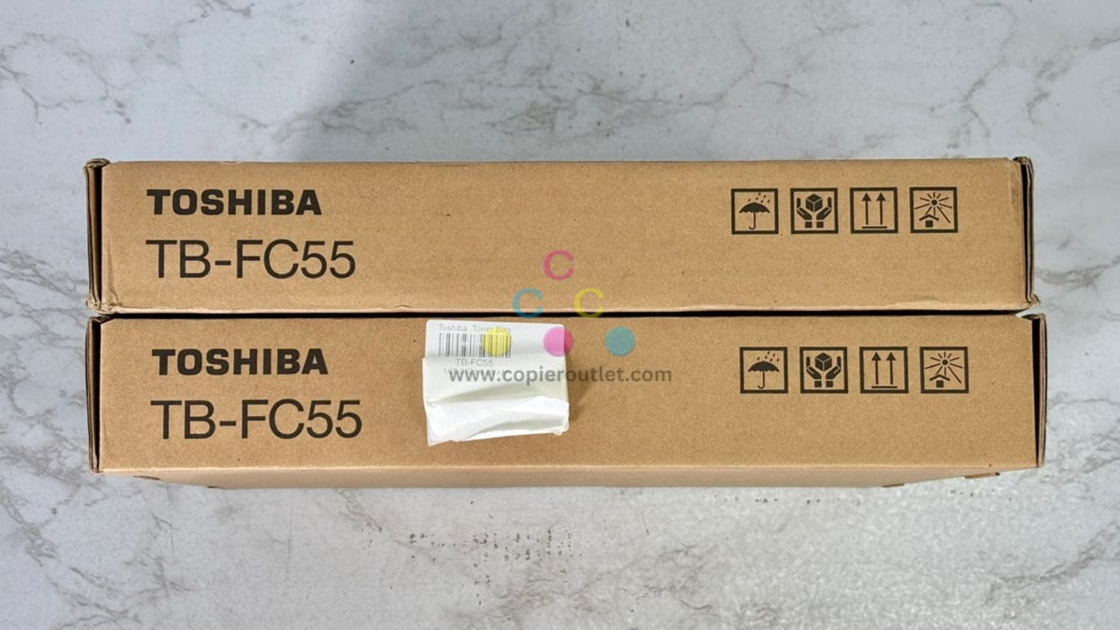 Lot of 2 OEM Toshiba eSTUDIO 5506AC,5508A,5516AC Waste Toner Container TB-FC55