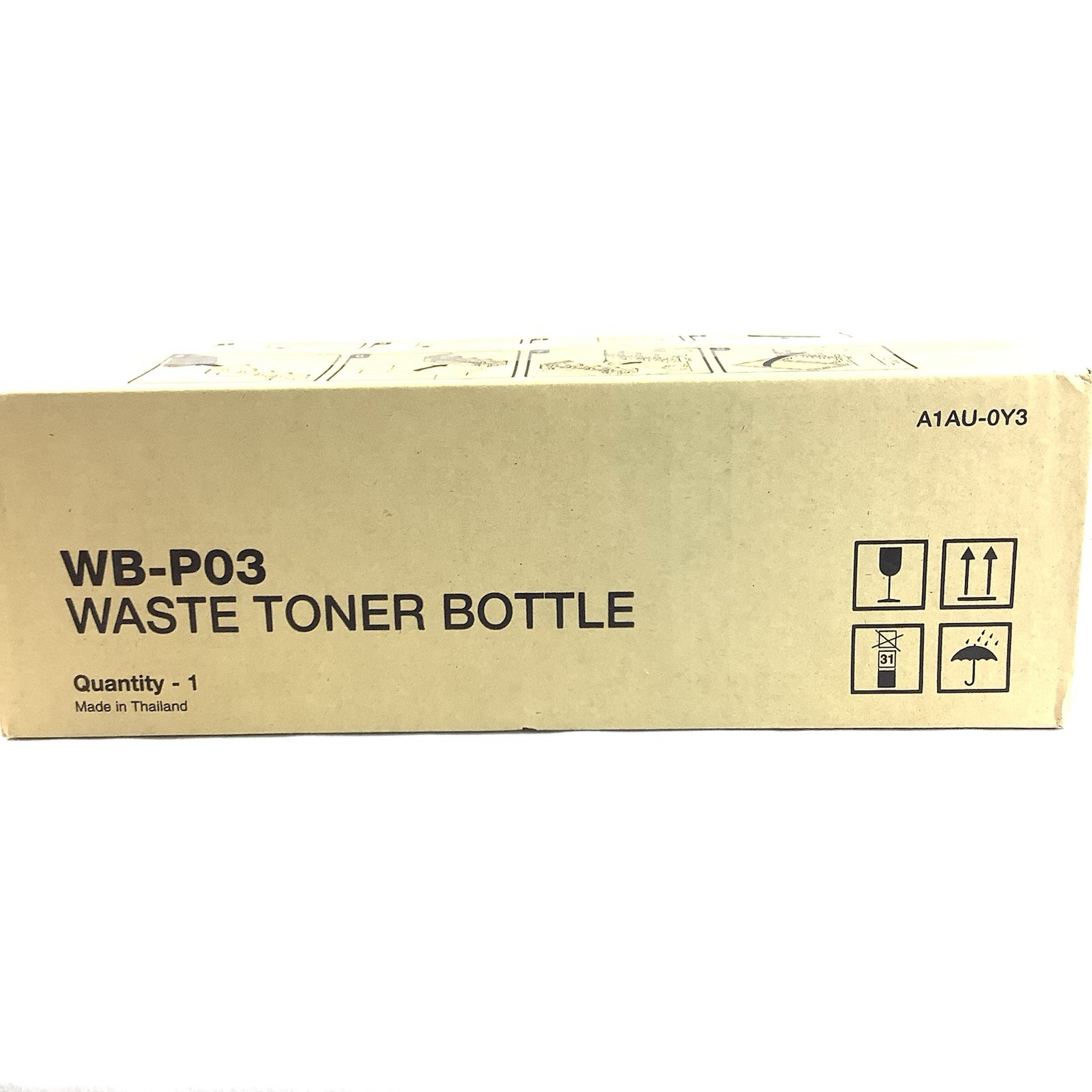 Konica Minolta WB-PO3 Waste Toner Bottle Lot Of 3 A1AU-0Y3 Waste Container New