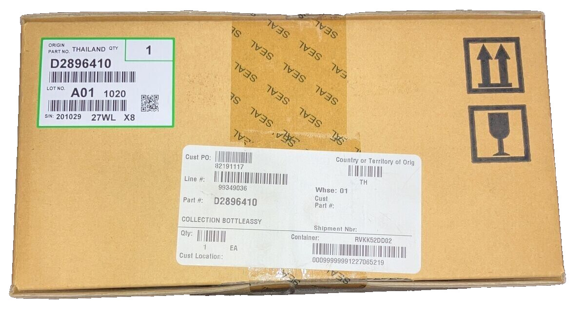 Genuine Ricoh D289-6410 D2896410 ( D202-6410 D2026410 ) Waste Toner Container