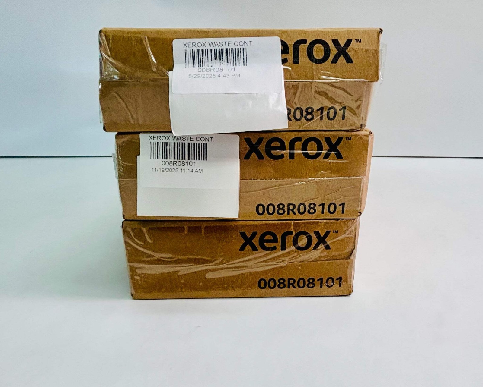 3 Genuine Xerox B8145,C8255,C8155,C8135 Waste Toner Container 008R08101
