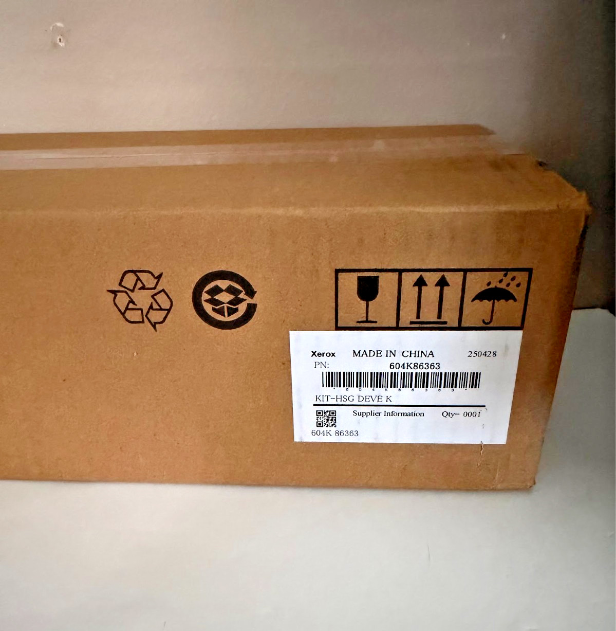 Xerox Color 550 570 C75 J75 C9070 Black Developer Unit 604K86363