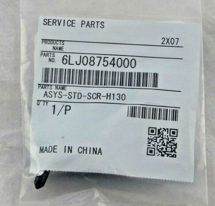 Toshiba 6LJ08754000 ASYS-STD-SCR-H130 Genuine OEM Brand New Free Shipping