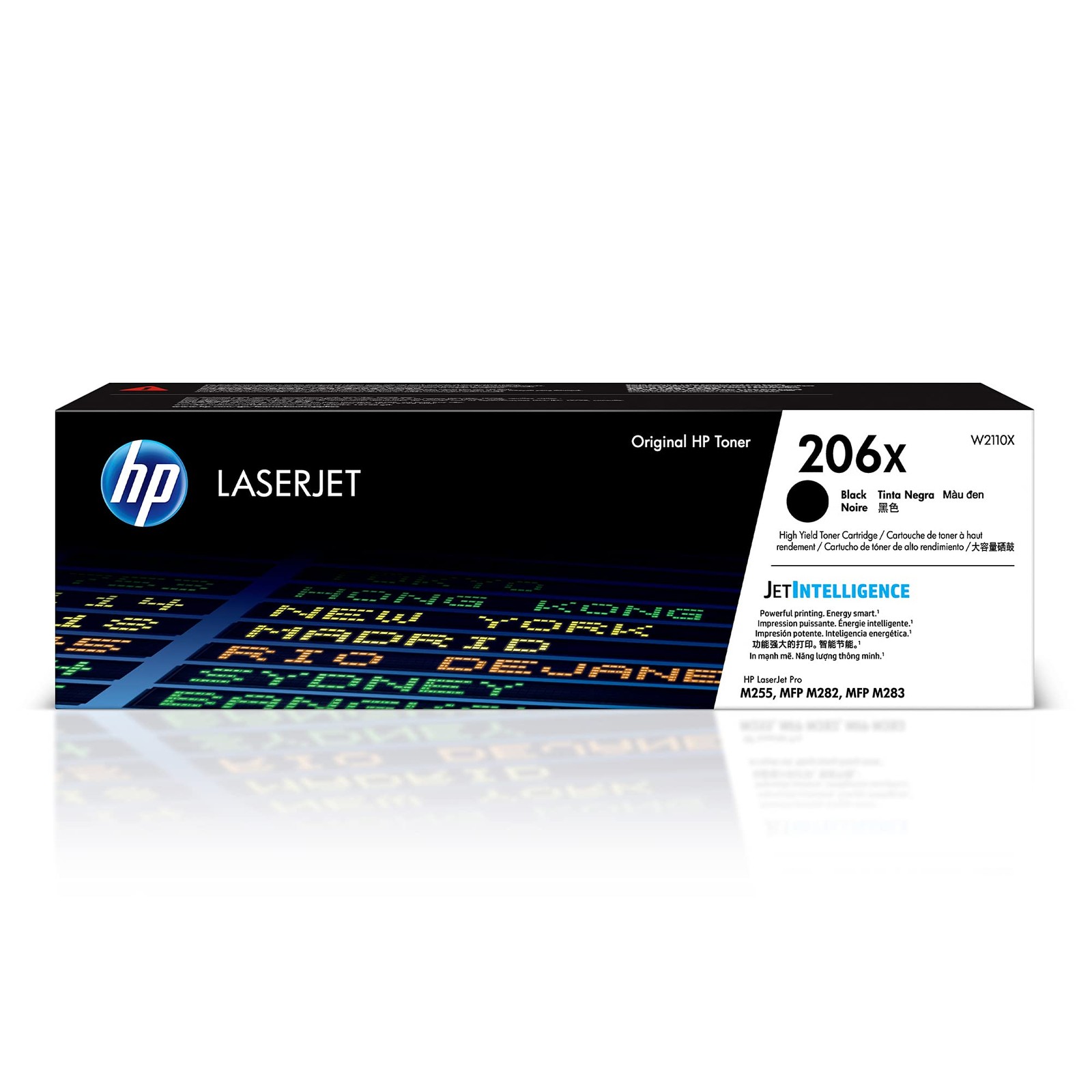 HP 206X Black Toner Cartridge | Works with Color LaserJet Pro M255, MFP M282, M2