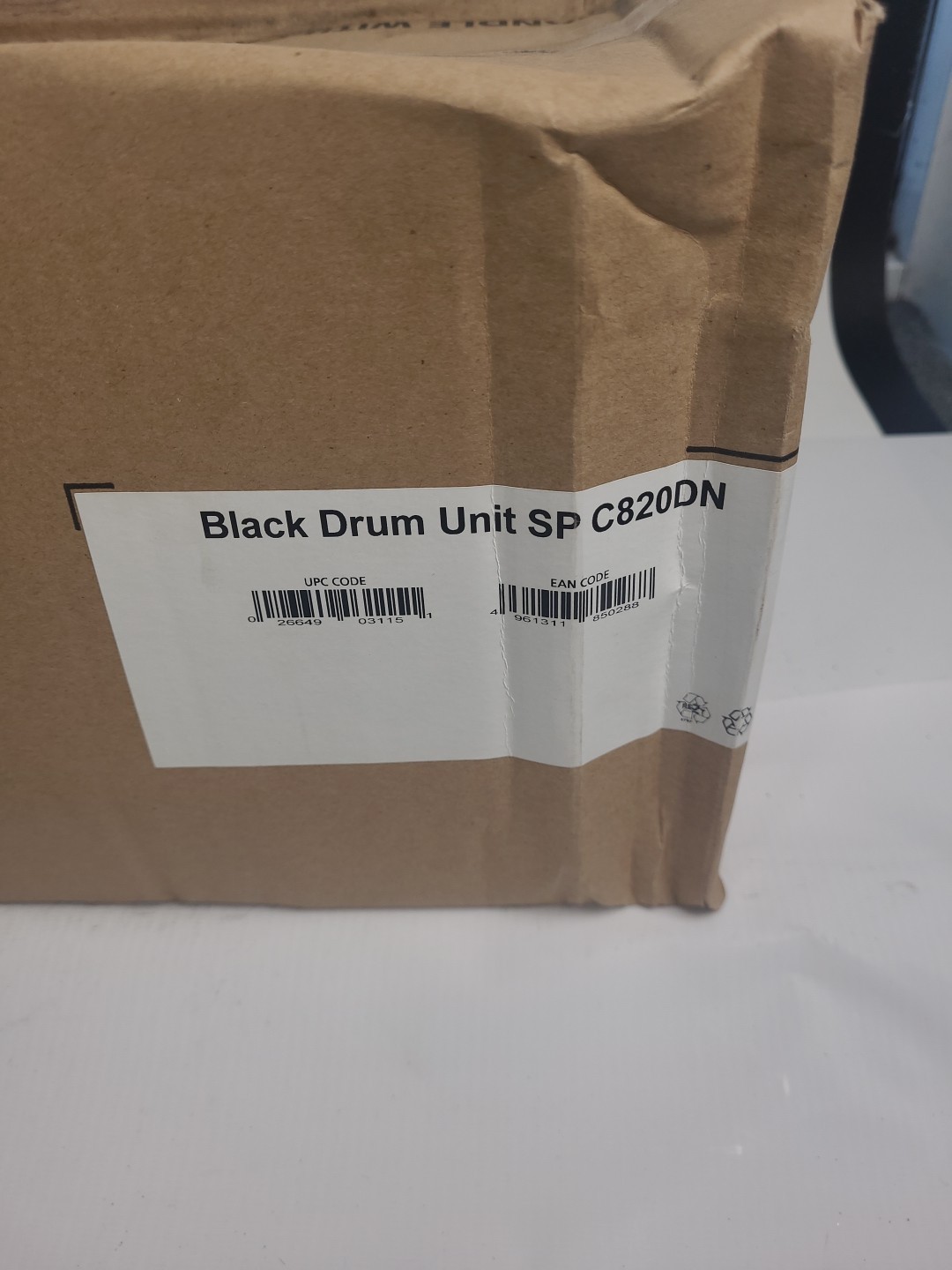 Ricoh Corp. 403115 Black Drum Unit SP C820DN