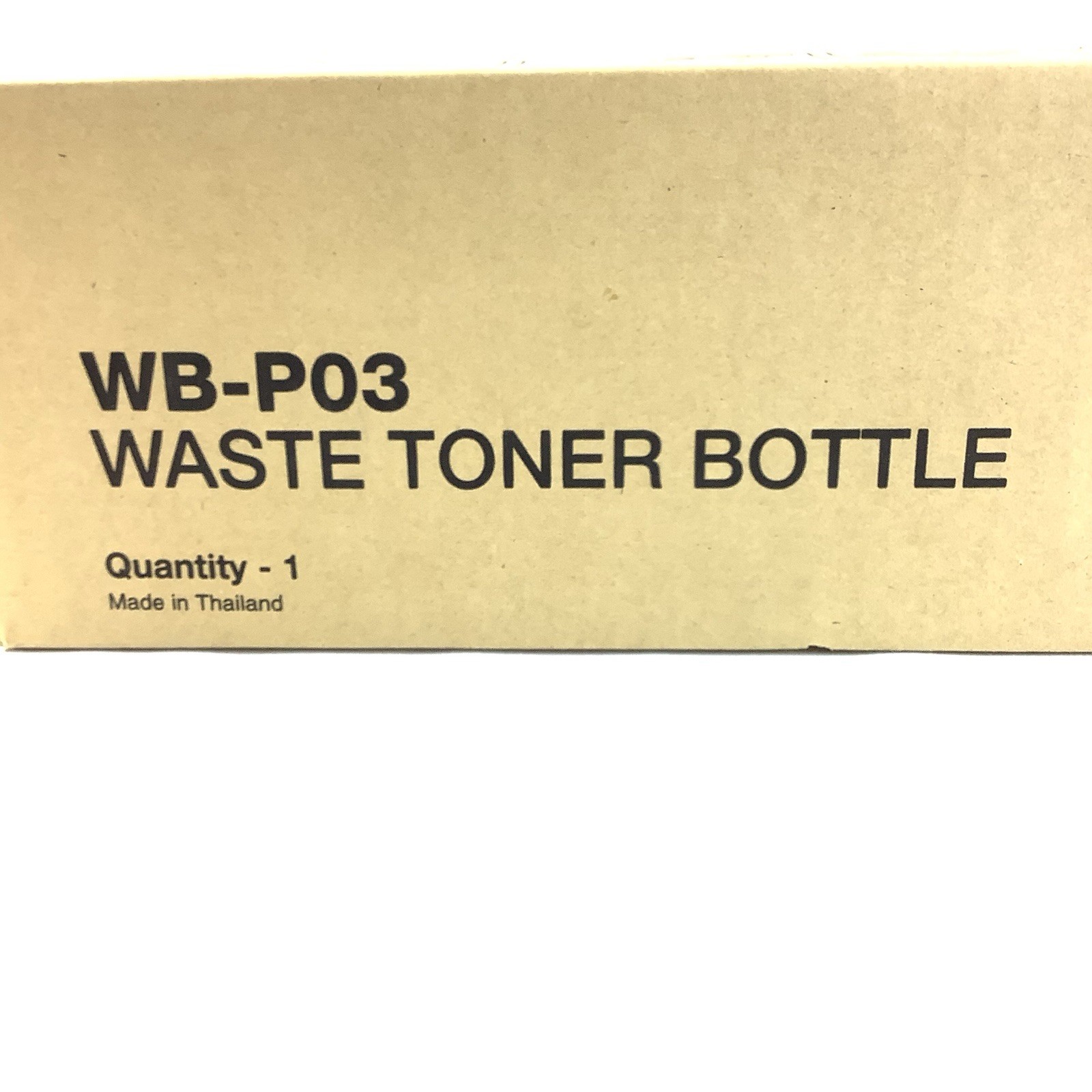 Konica Minolta WB-PO3 Waste Toner Bottle Lot Of 3 A1AU-0Y3 Waste Container New