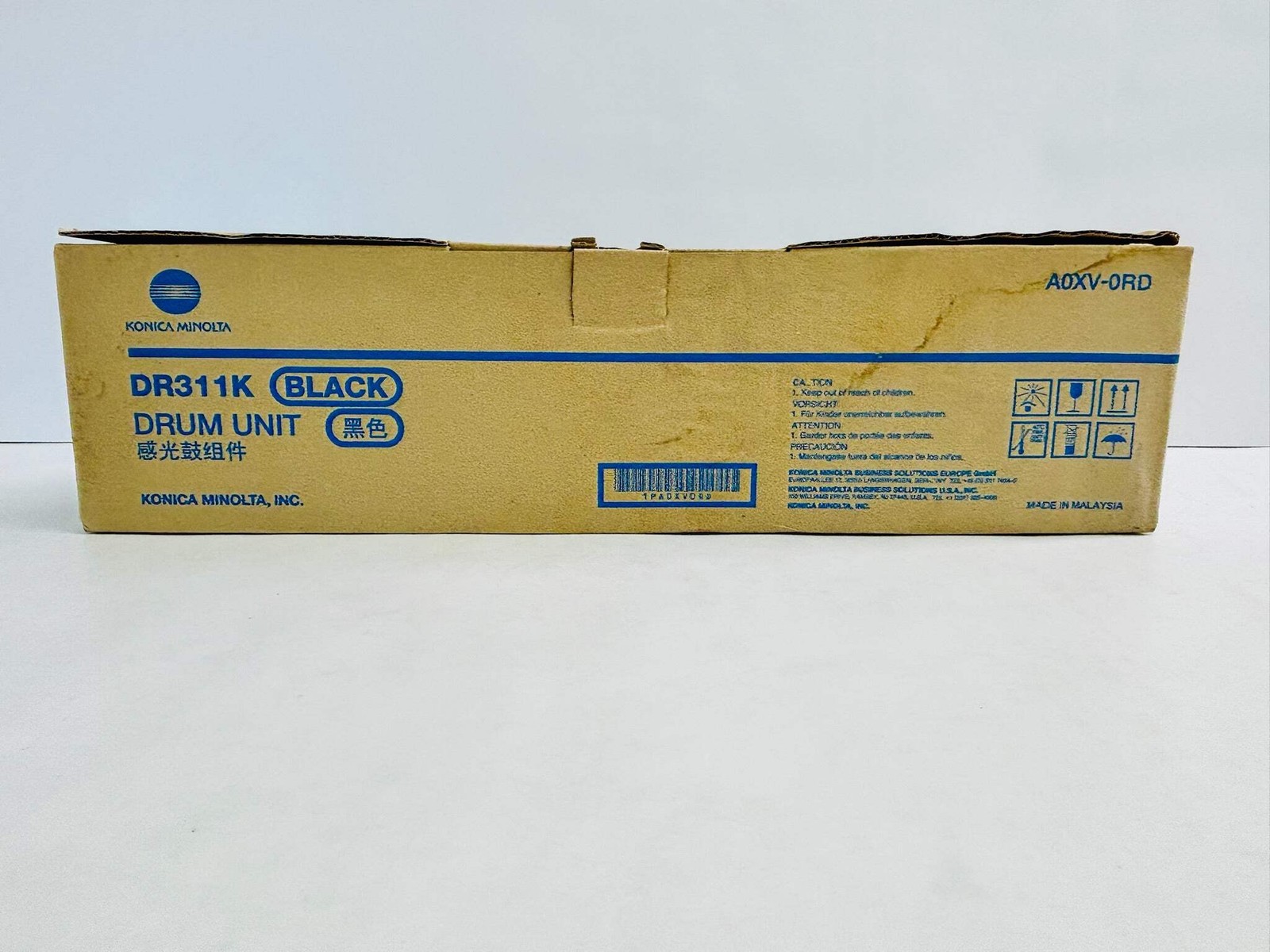 Genuine Konica C280,C220 Black Drum Unit A0XV-0RD, DR311K (Water Damaged Box)