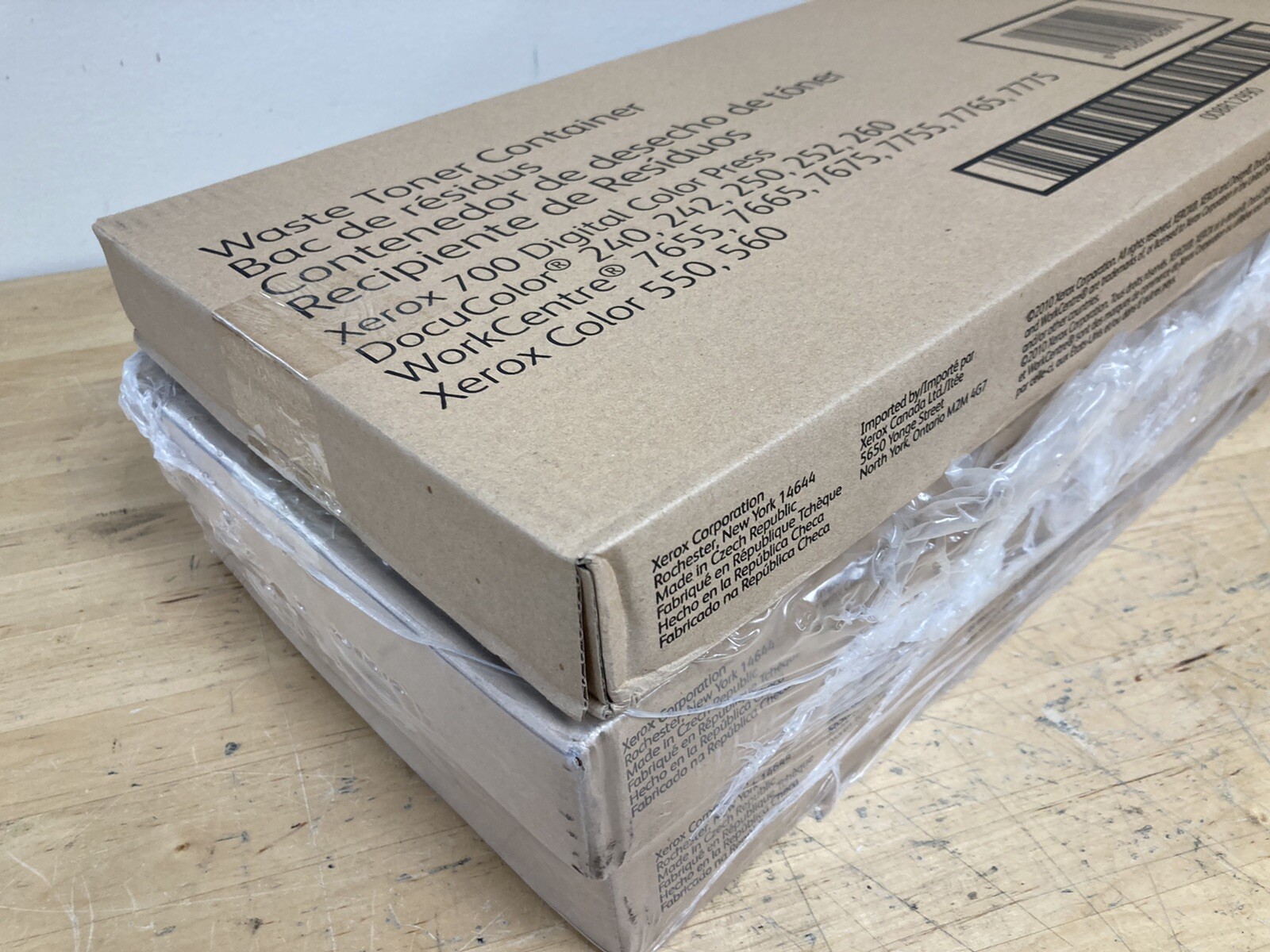 Xerox 008R12990 Waste Toner Container Genuine Xerox New Factory Sealed Lot of 2