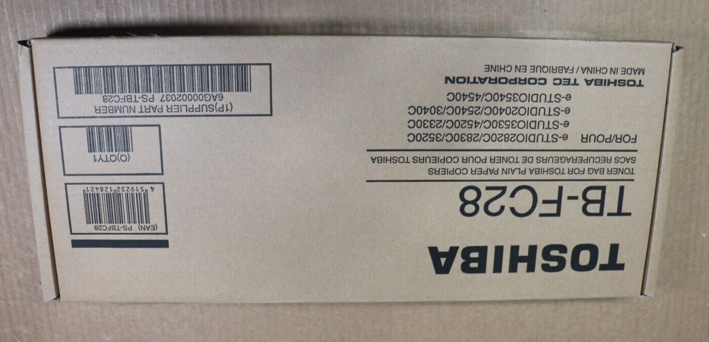 Genuine Toshiba TB-FC28 Waste Toner Container Brand New OEM Free Shipping